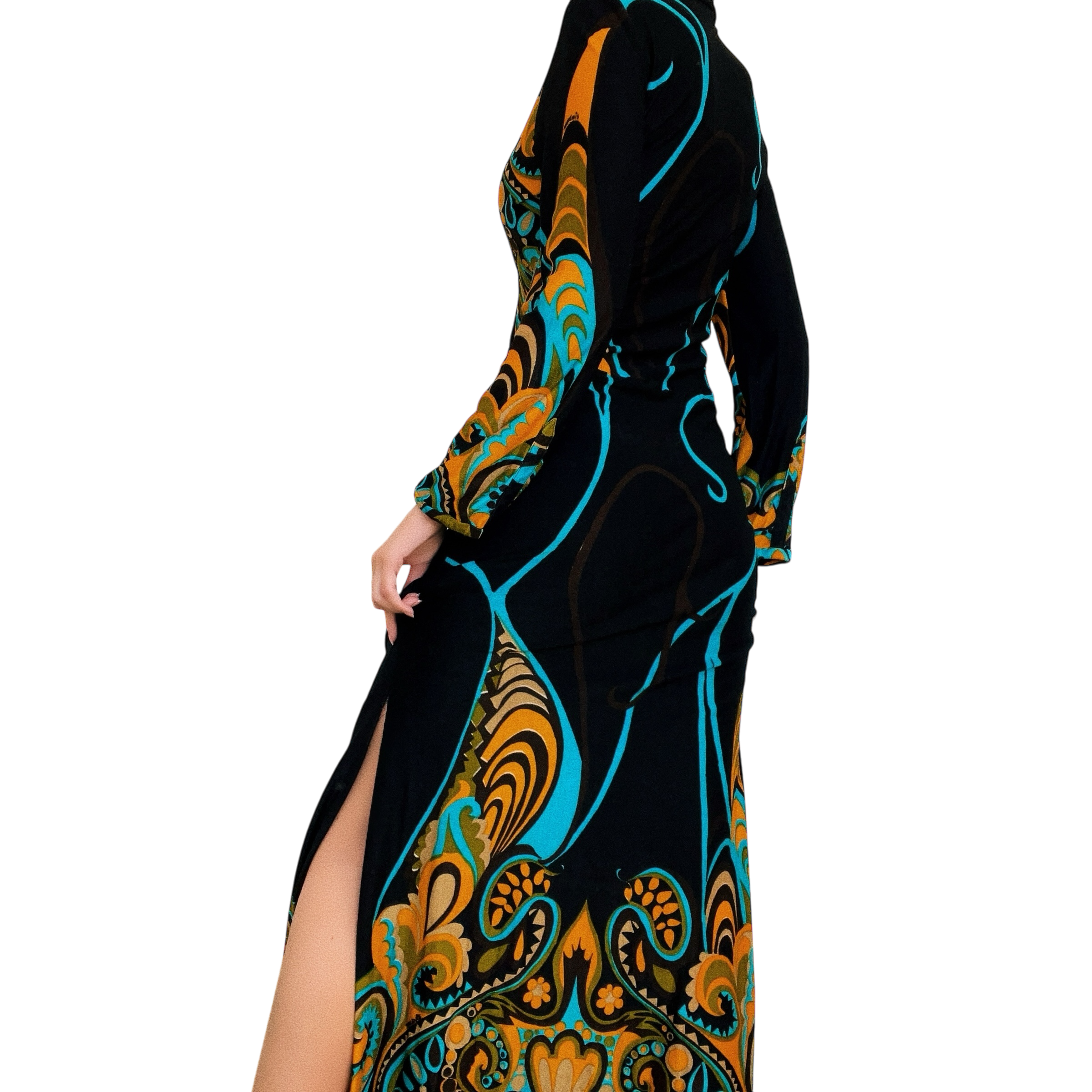 70s Handmade Maxi Dress (XS/S)