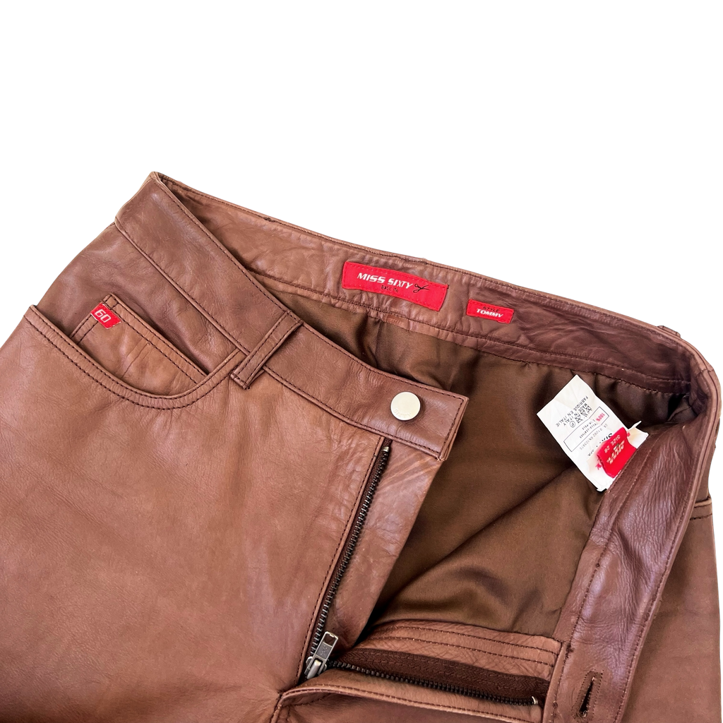 Miss Sixty Leather Pants (M)