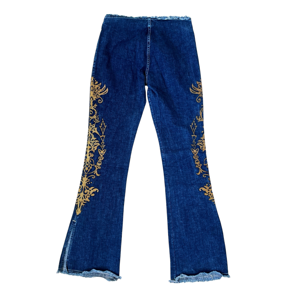 JNCO Embellished Flare Jeans (M)