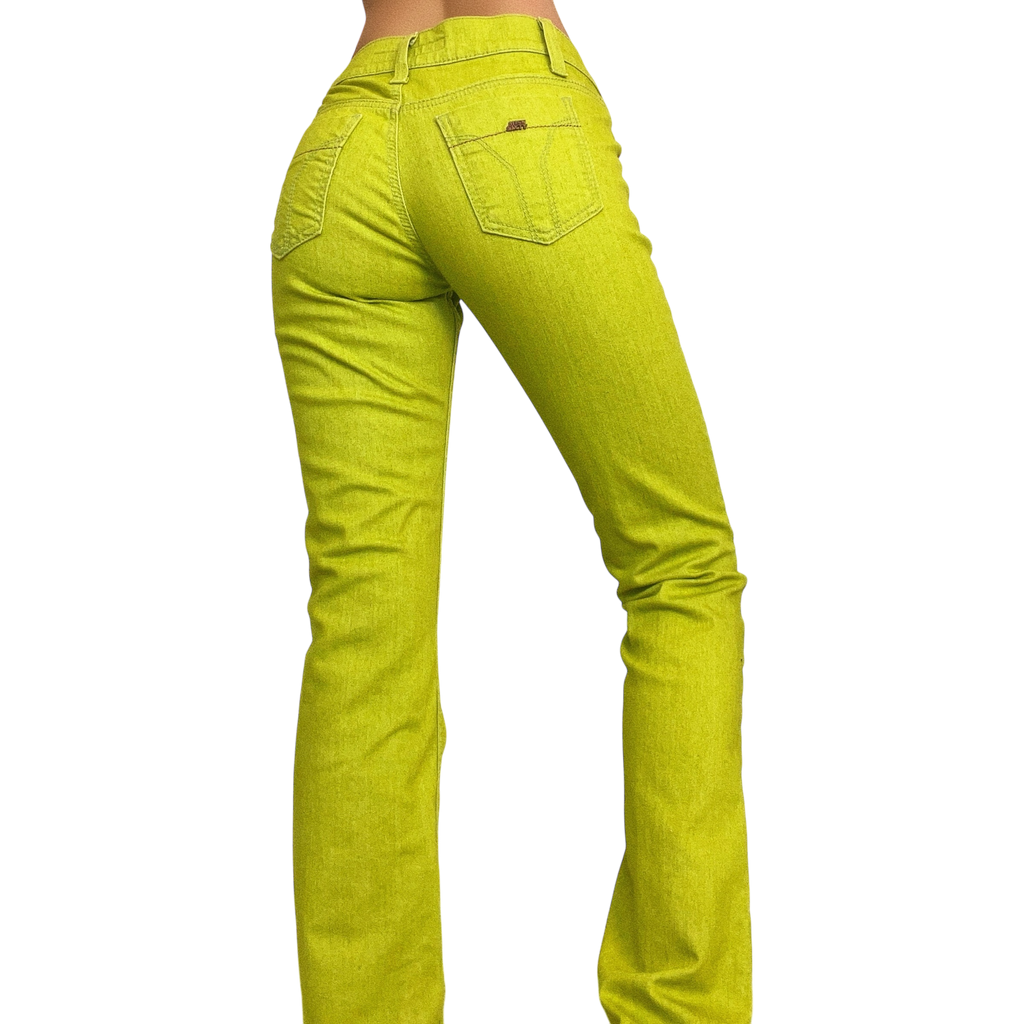 Miss Sixty Lime Green Jeans (S)