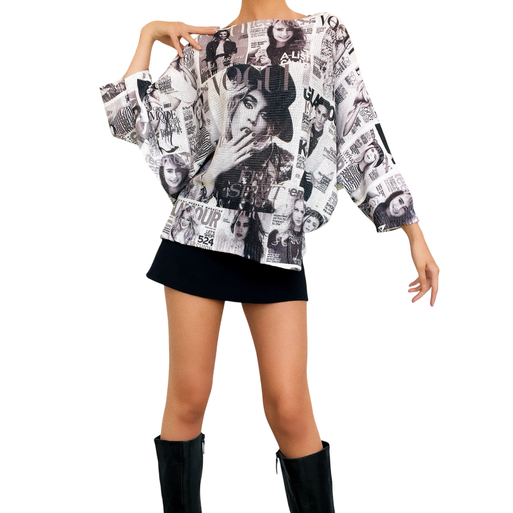 Italian Knit Magazine Top (One Size)