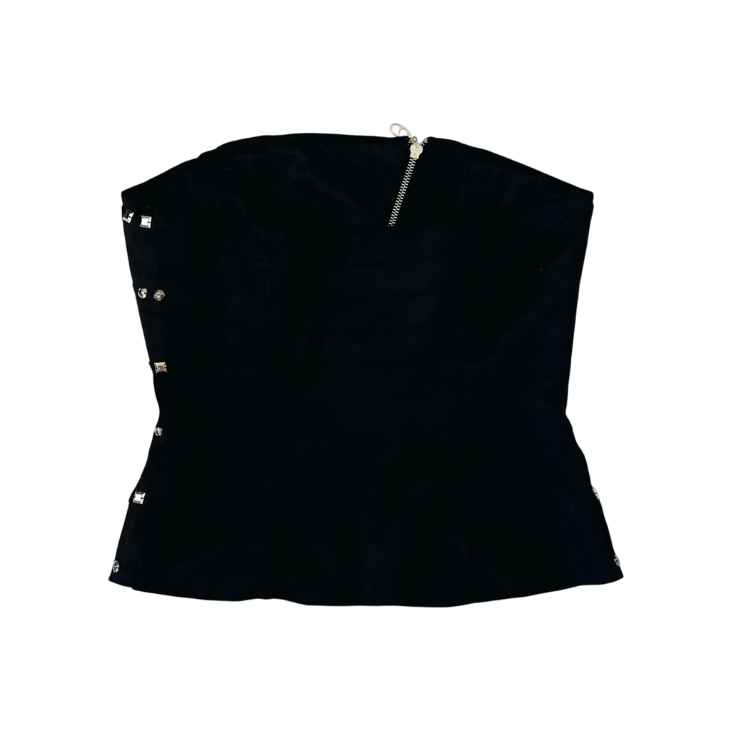 Early 2000s Strapless Studded Top (M)