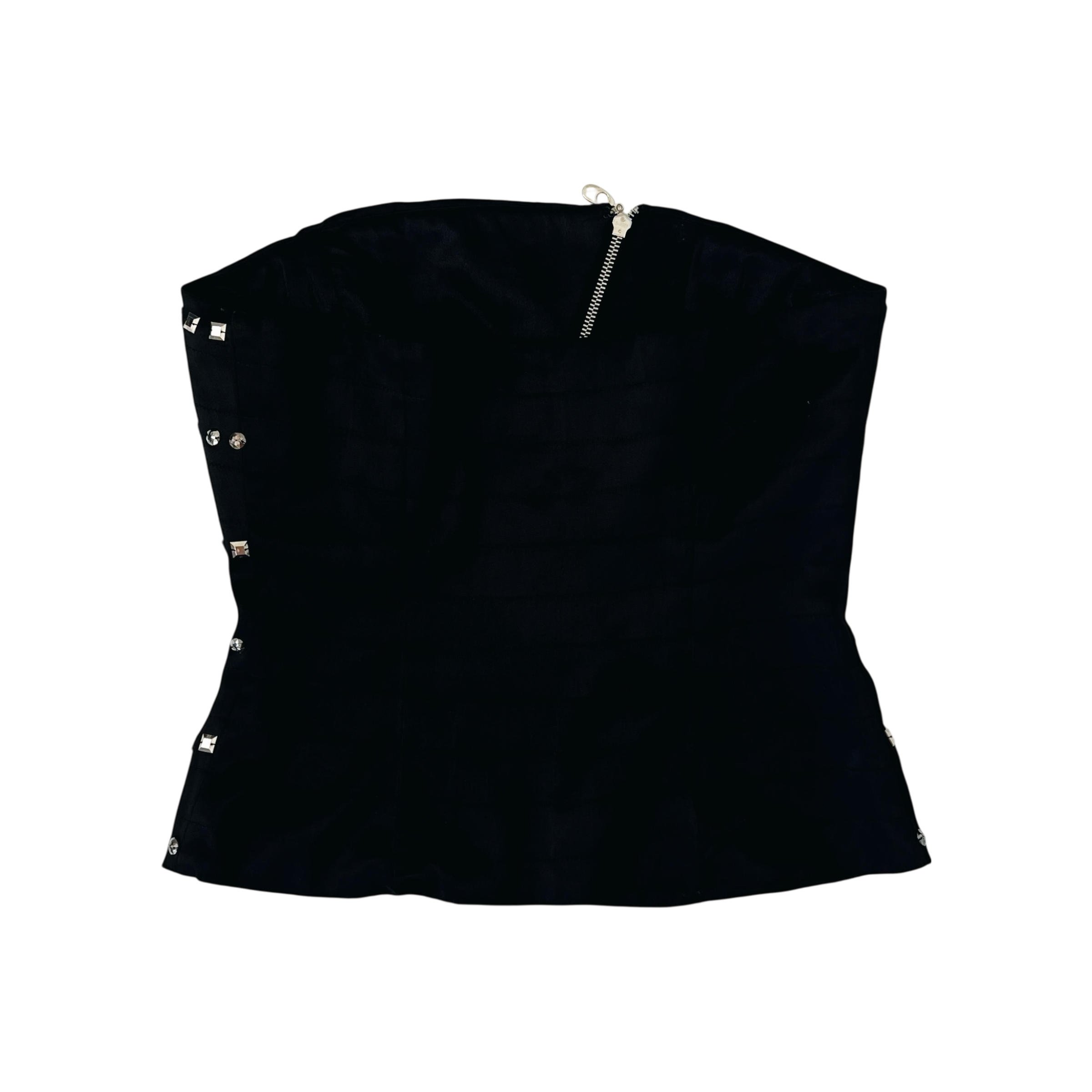 Early 2000s Strapless Studded Top (M)