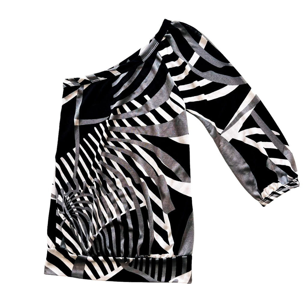 Vintage Slinky One Shoulder Top (XS)