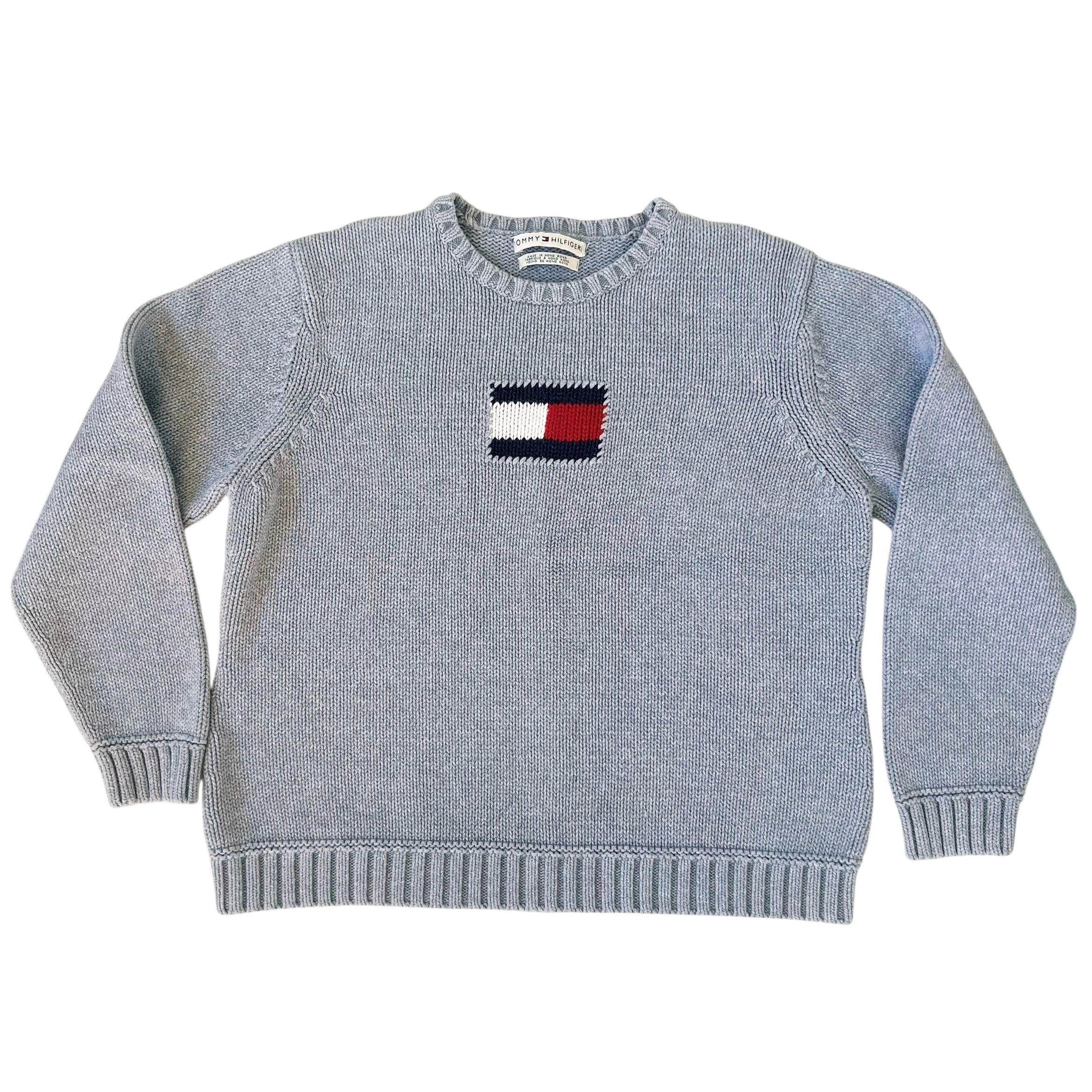Classic Gray Tommy Sweater (L)