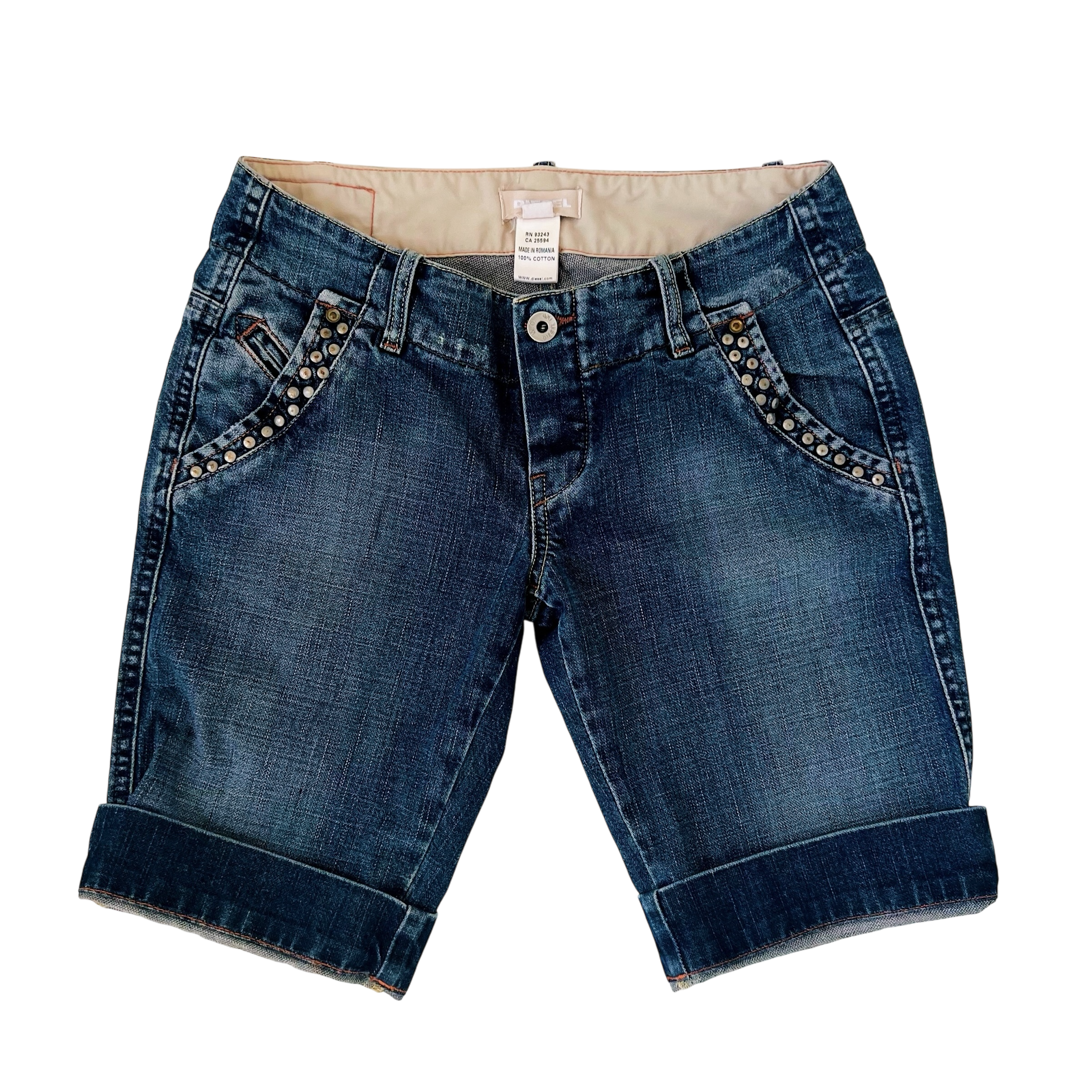 Diesel Denim Bermuda Shorts (S)