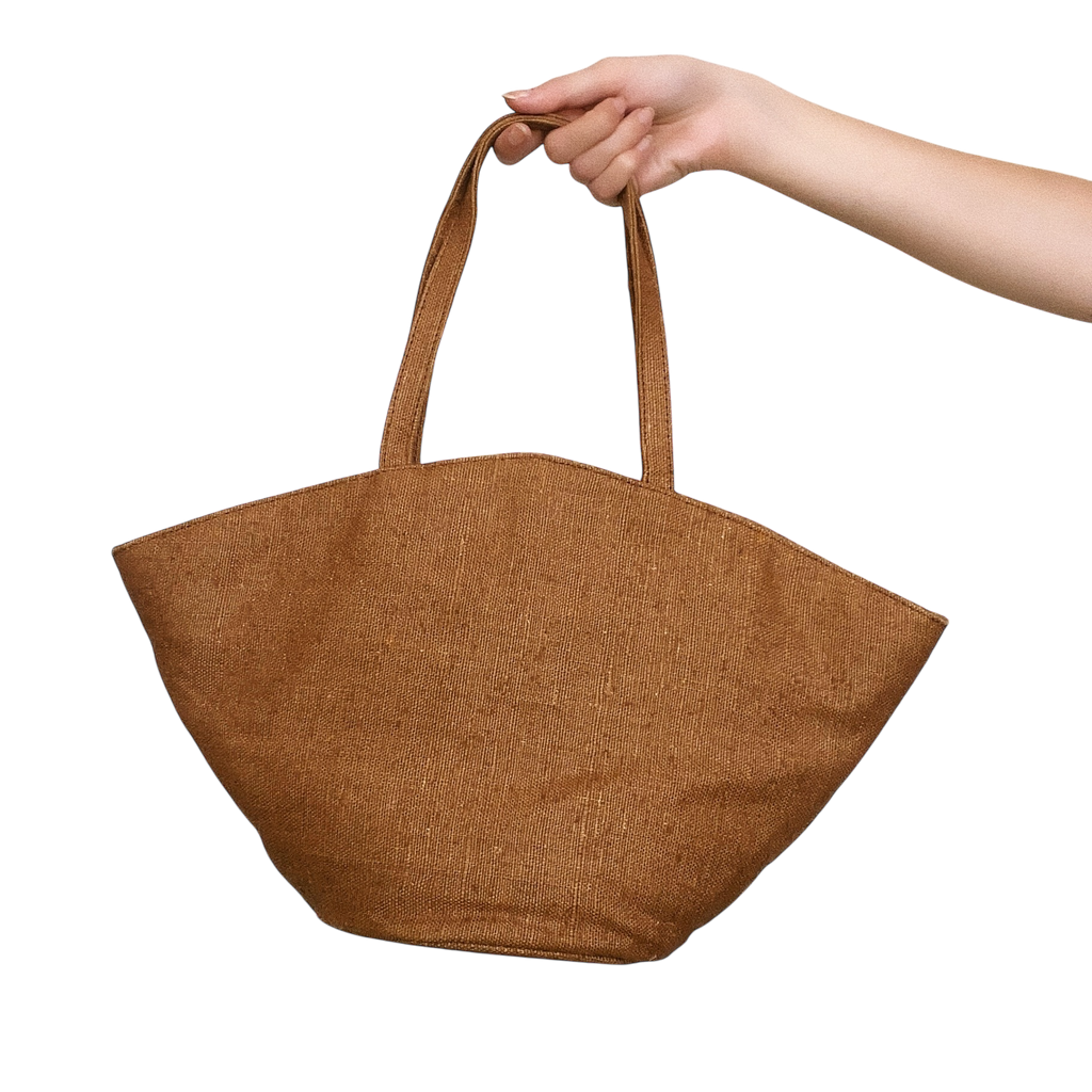 Italian Leather Floral Mini Tote