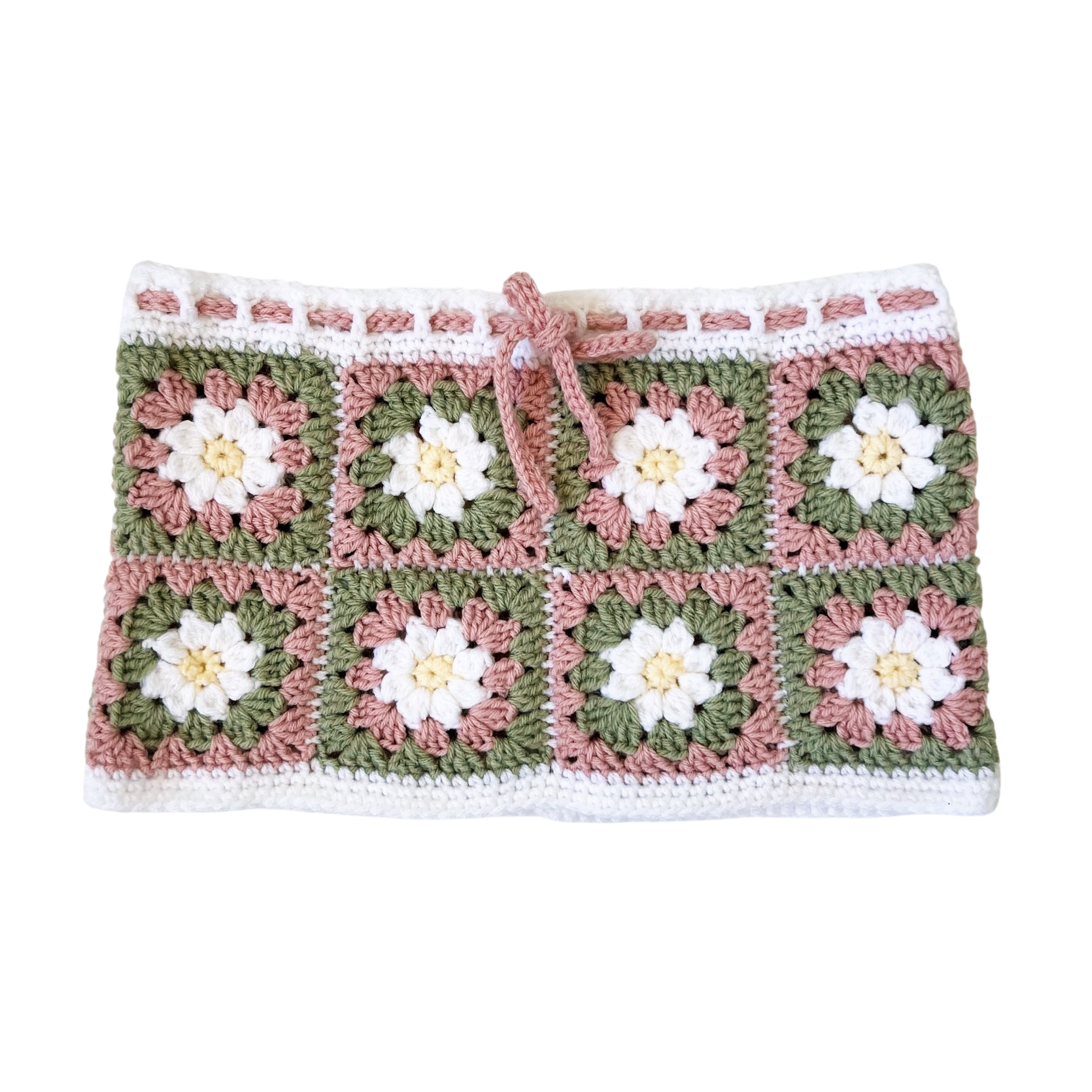 Daisy Chains Crochet Mini Skirt (XS/S)