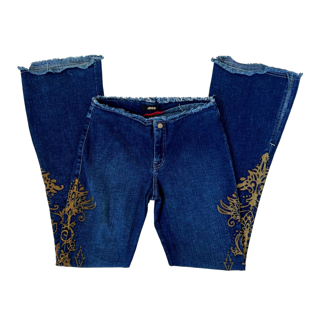 JNCO Embellished Flare Jeans (M)