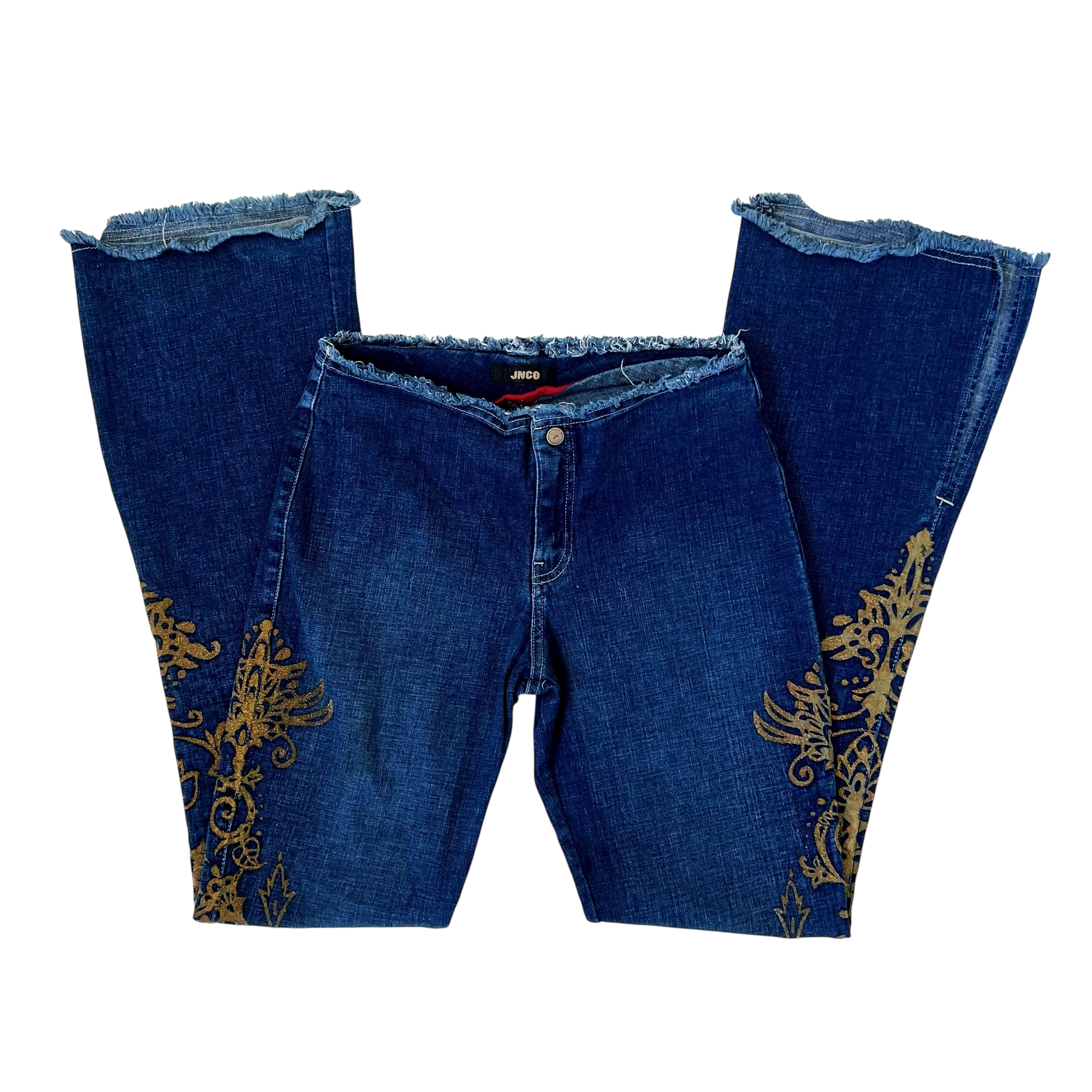 JNCO Embellished Flare Jeans (M)
