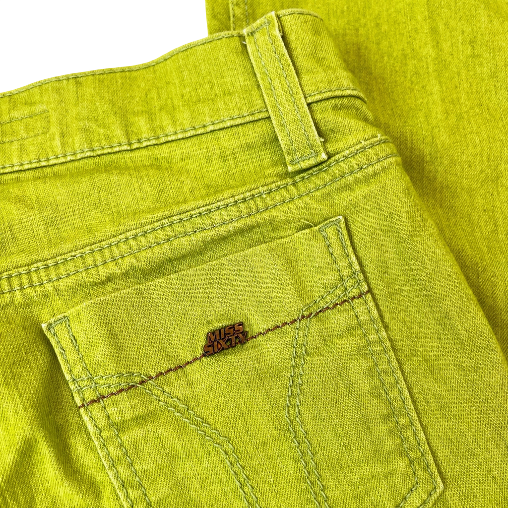 Miss Sixty Lime Green Jeans (S)