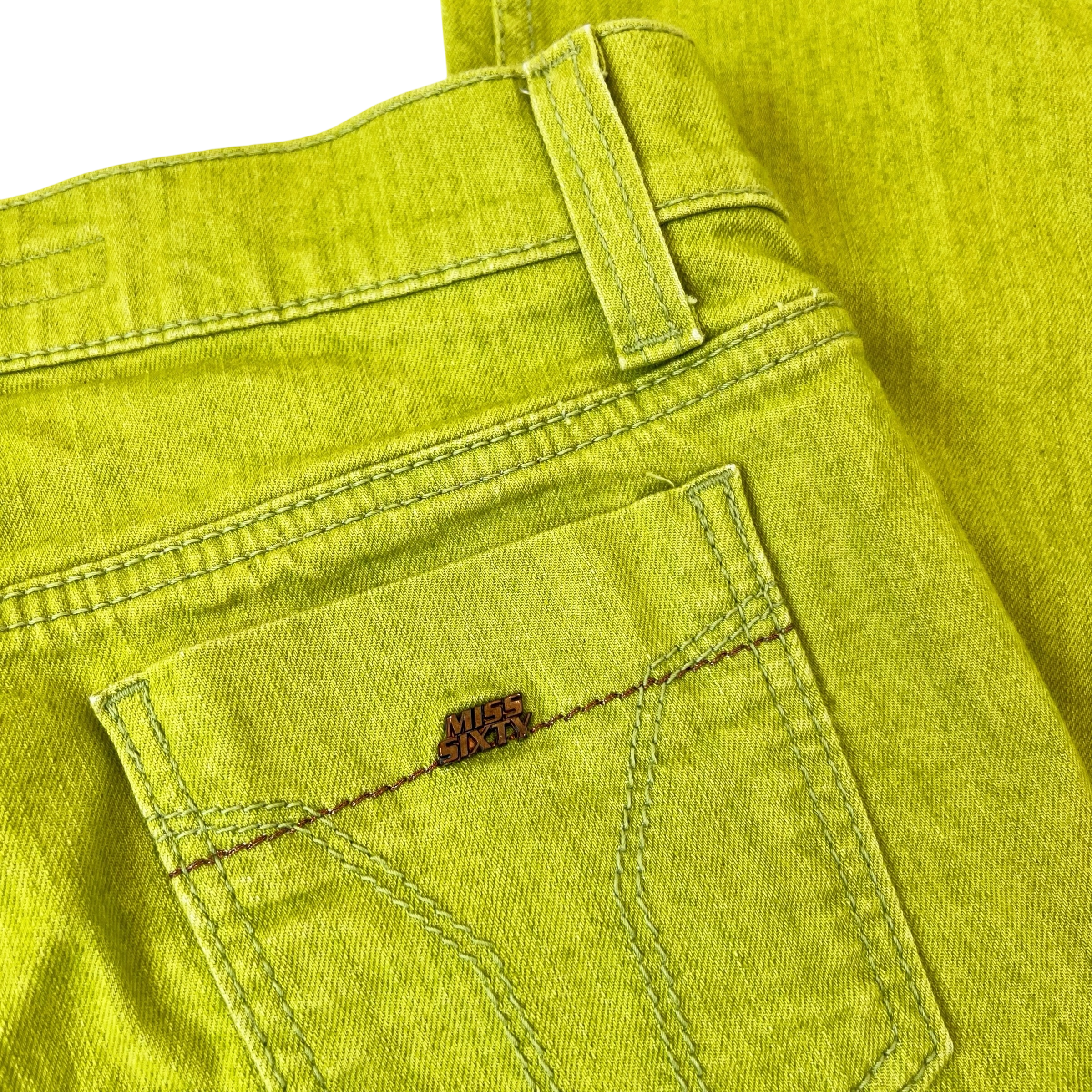Miss Sixty Lime Green Jeans (S)
