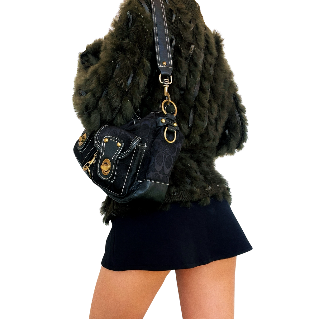 Furry Moss Green Knit Cardigan (S-L)