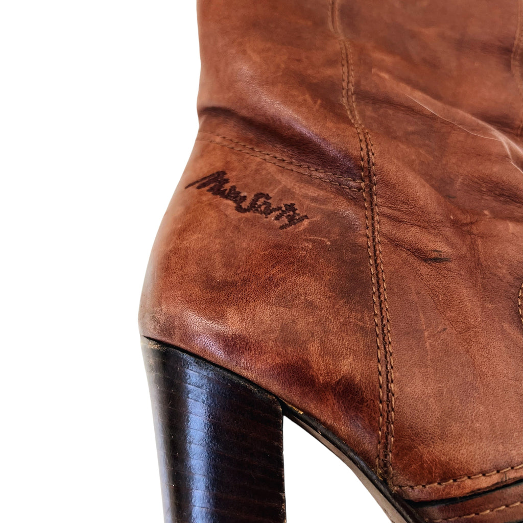 Miss Sixty Leather Boots (6.5)