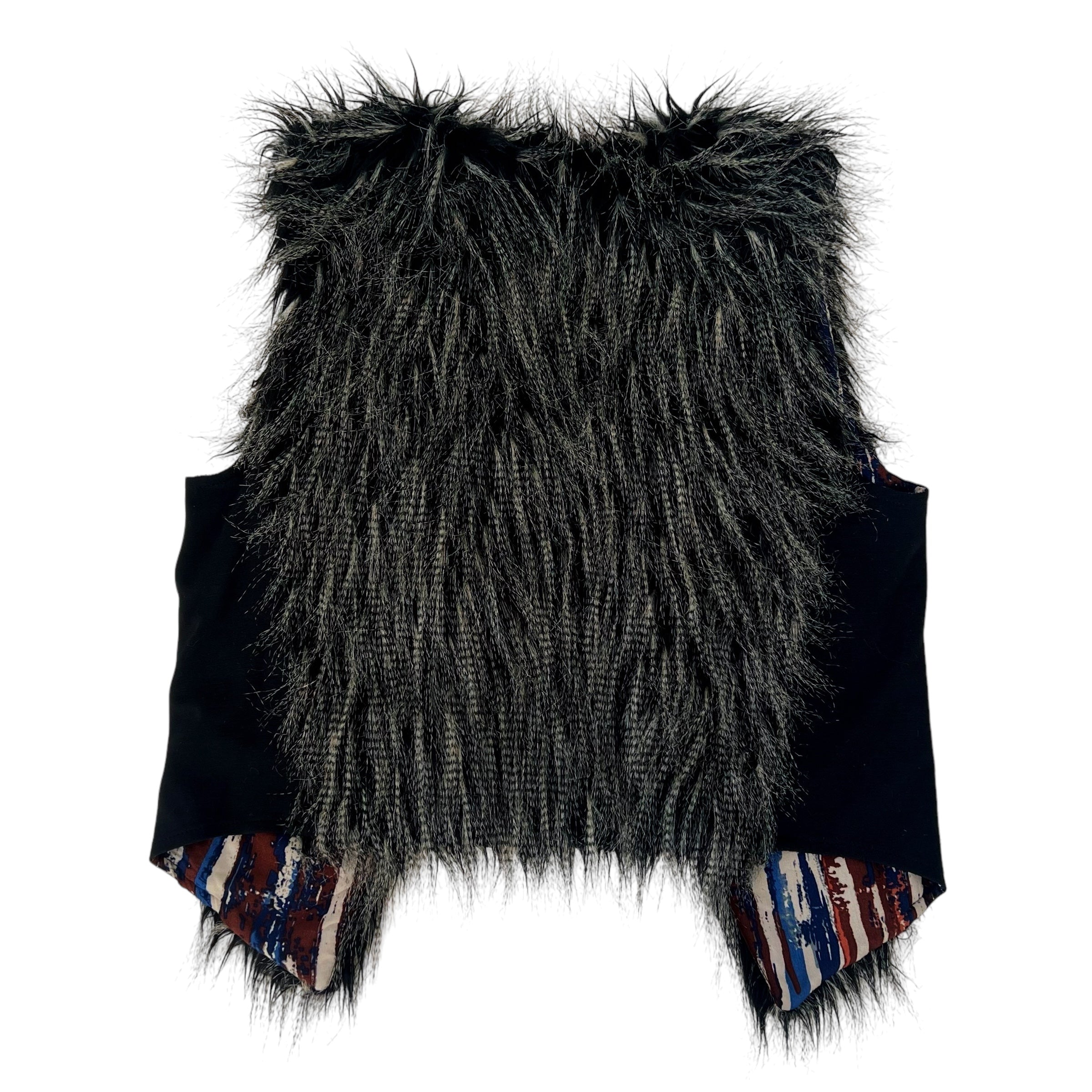 Faux Fur Open Vest (S/M)