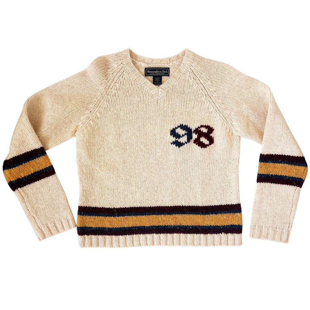 Hand Stitched Sporty Sweater (S)
