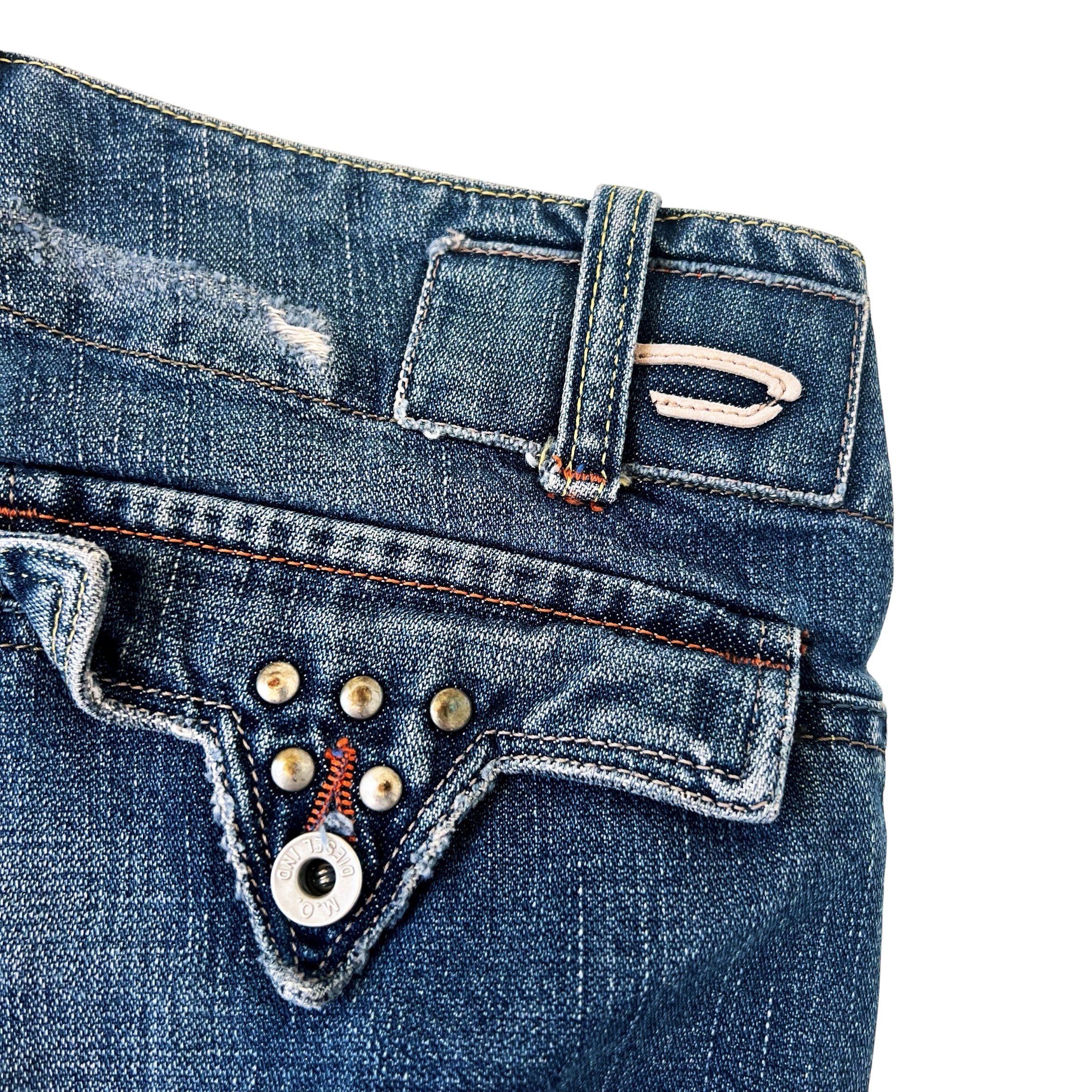 Diesel Denim Bermuda Shorts (S)