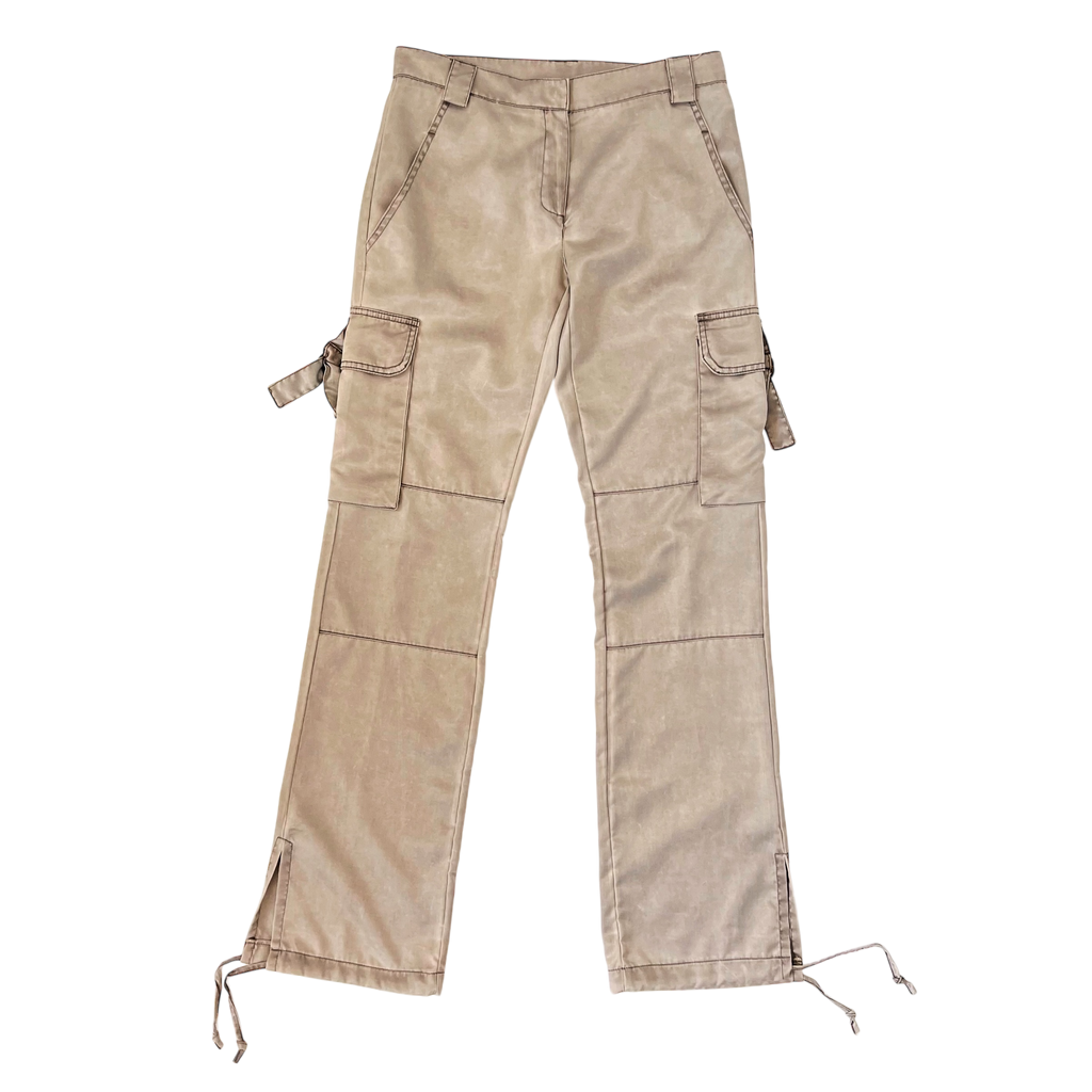 Early 2000s Satin Cargo Pants (S)