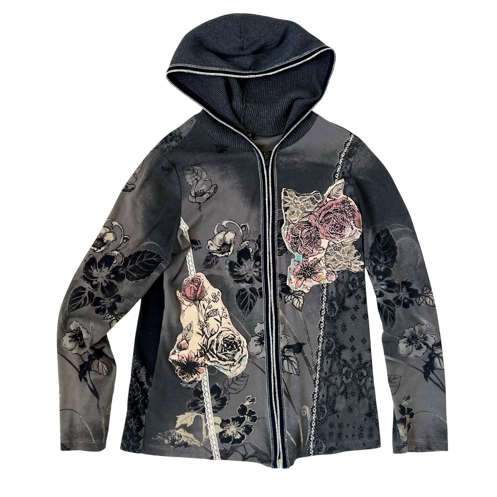 Early 2000s Embellished Hoodie (M/L)