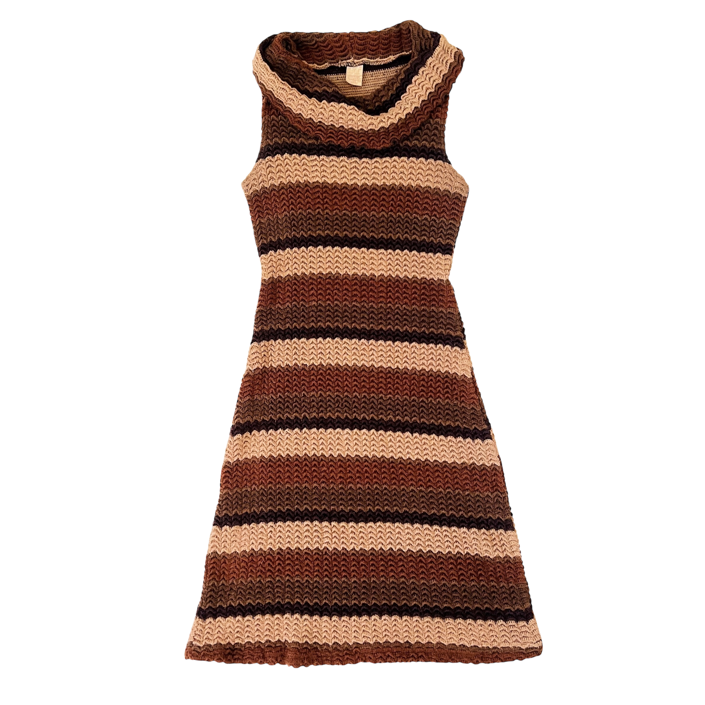Vintage Cozy Knit Dress (S/M)