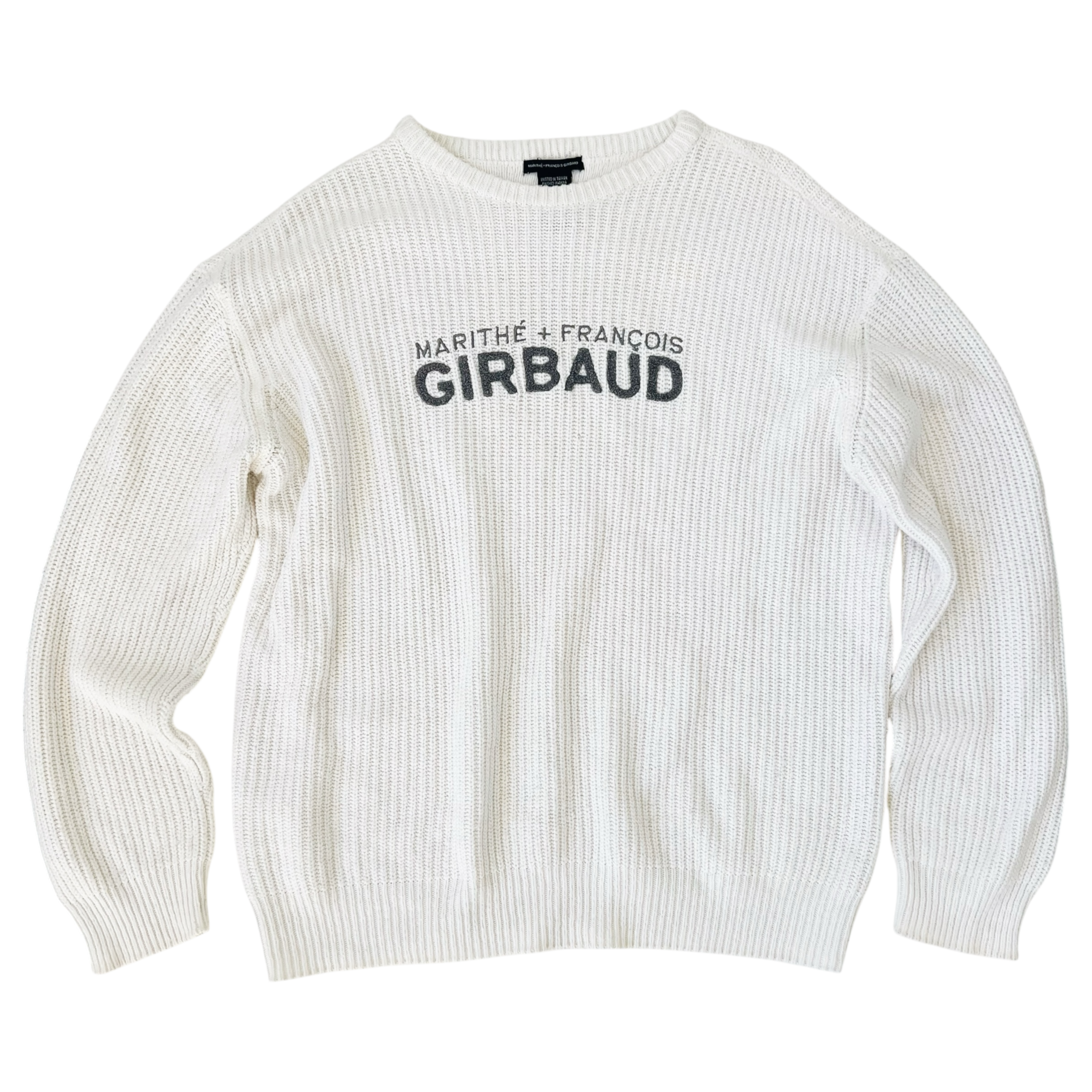 Girbaud Knit Spellout Sweater (L/XL)