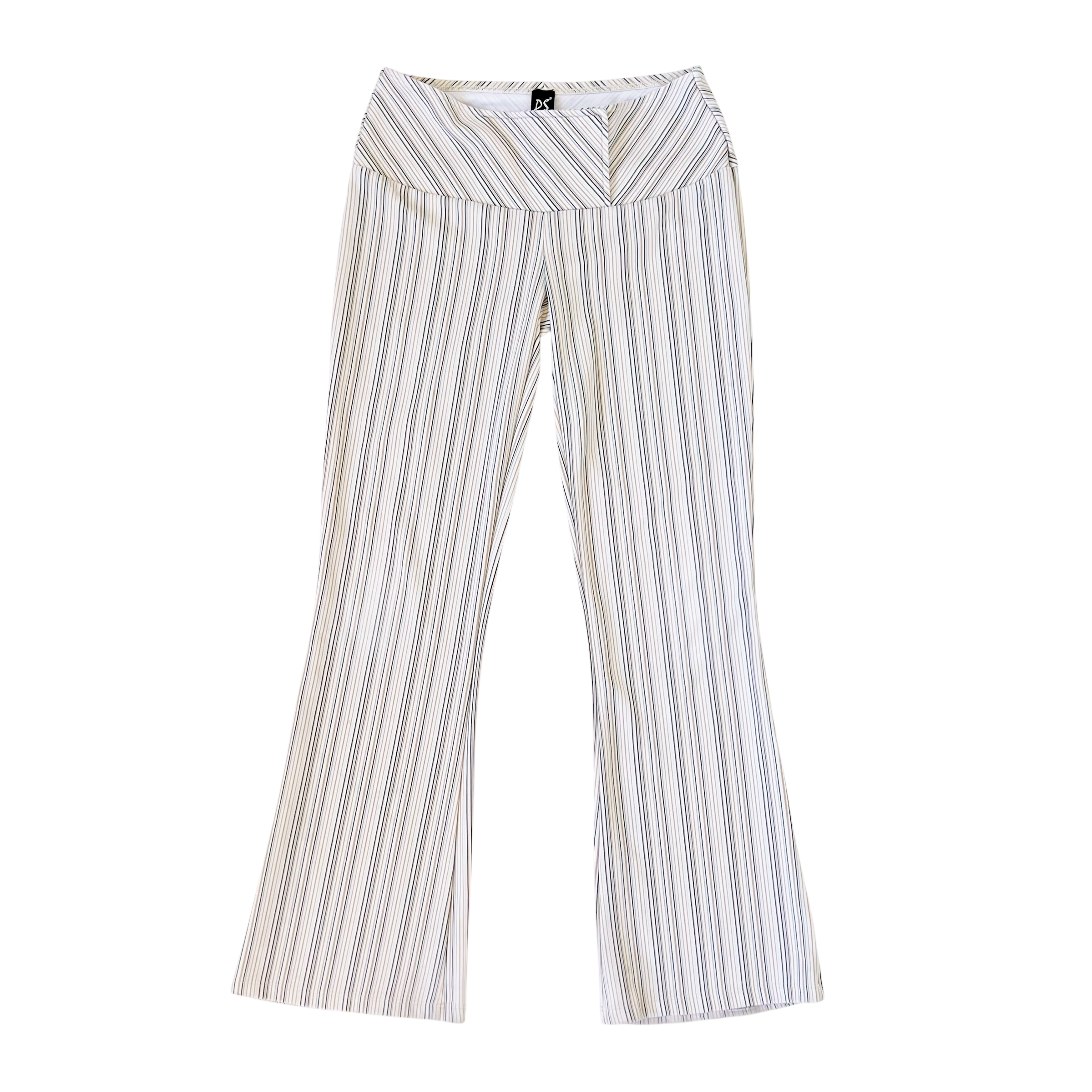 90s Stretchy Pinstriped Pants (S)