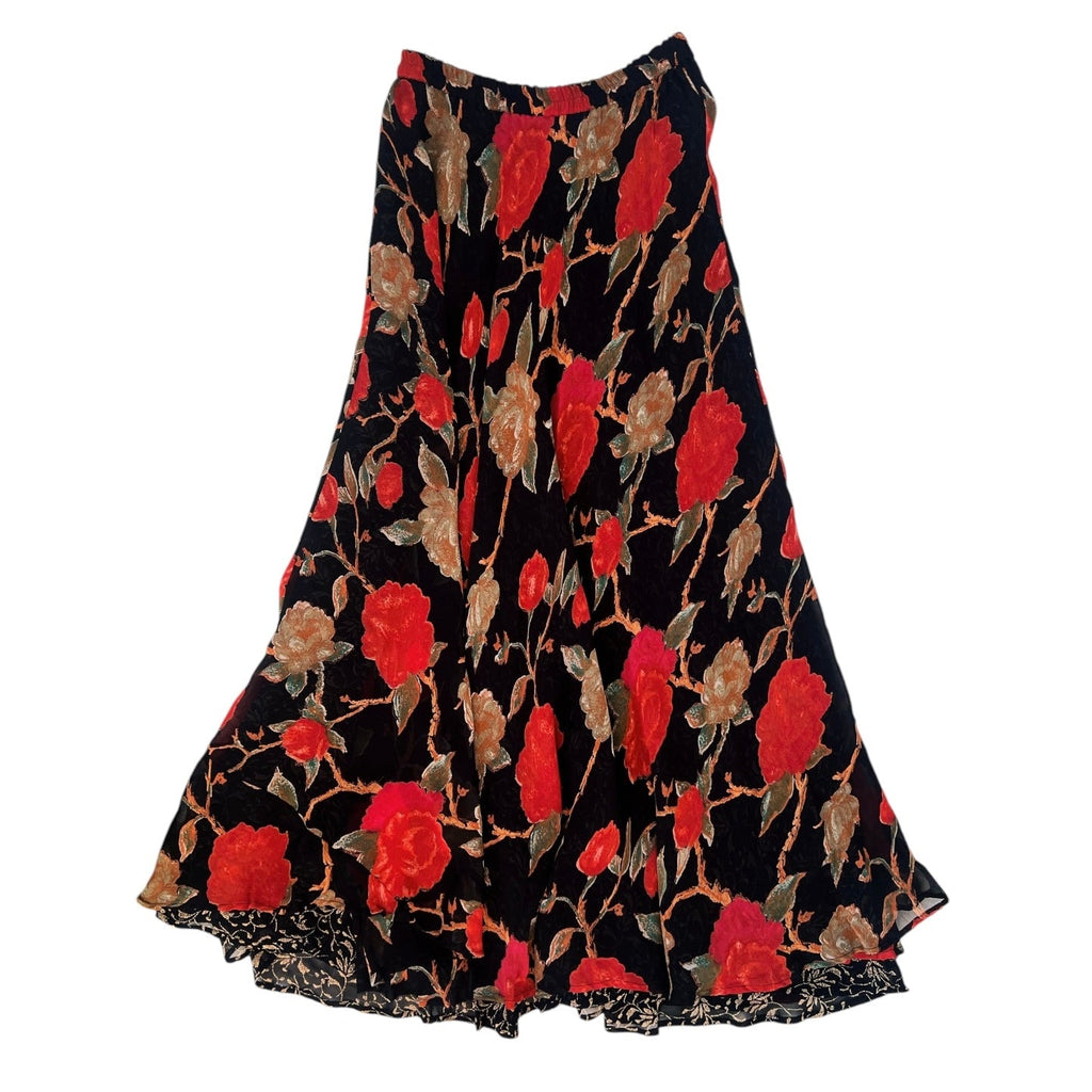 Reversible Floral Maxi Skirt (S)
