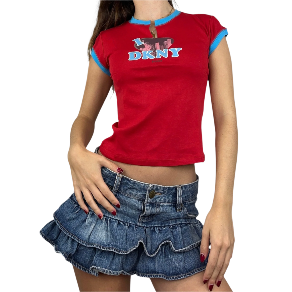 Deadstock I <3 DKNY Baby Tee (S/M)