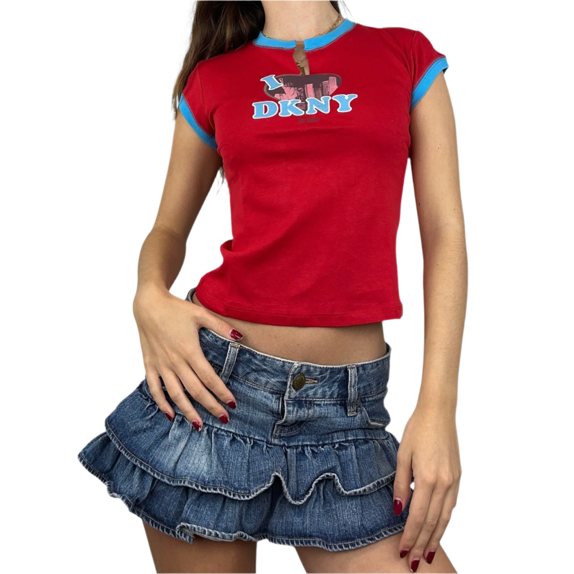 Deadstock I <3 DKNY Baby Tee (S/M)