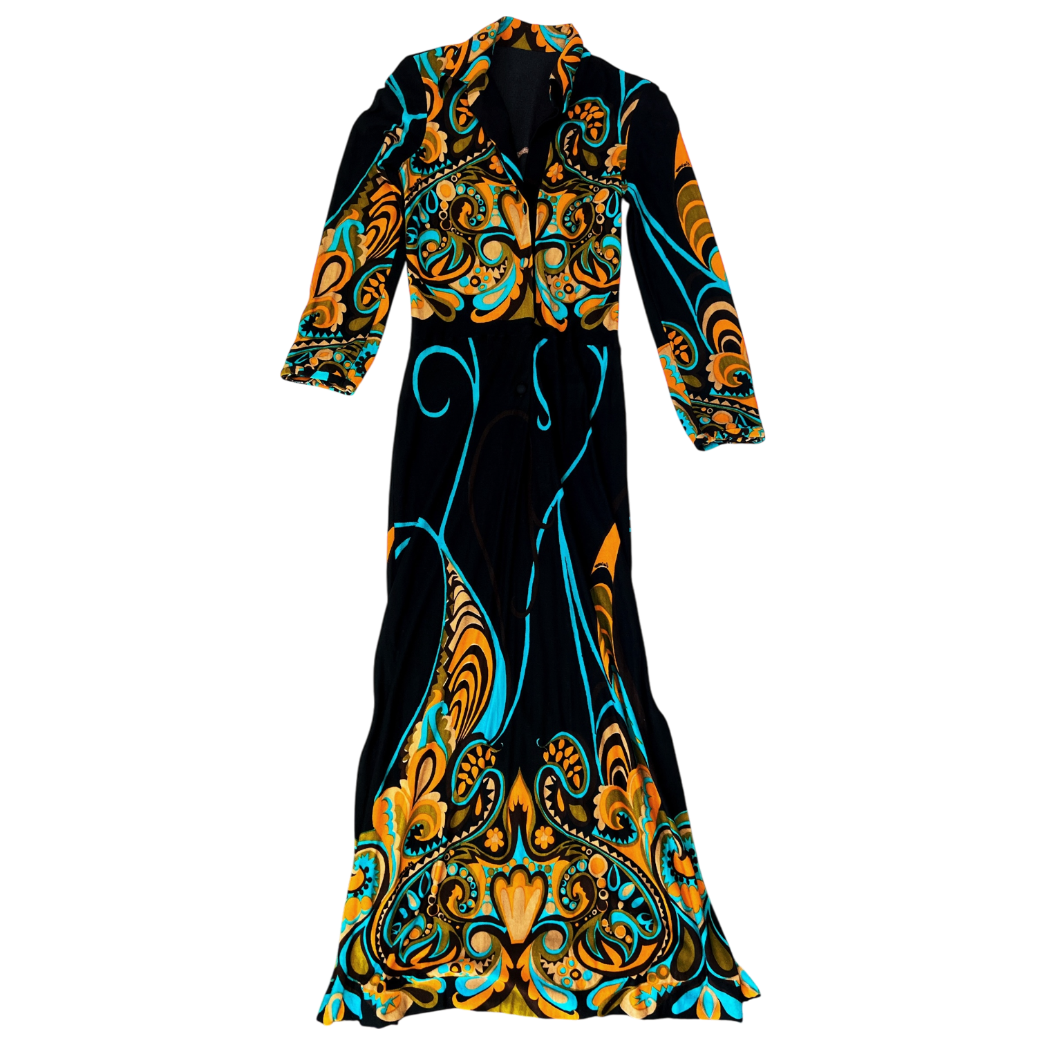 70s Handmade Maxi Dress (XS/S)