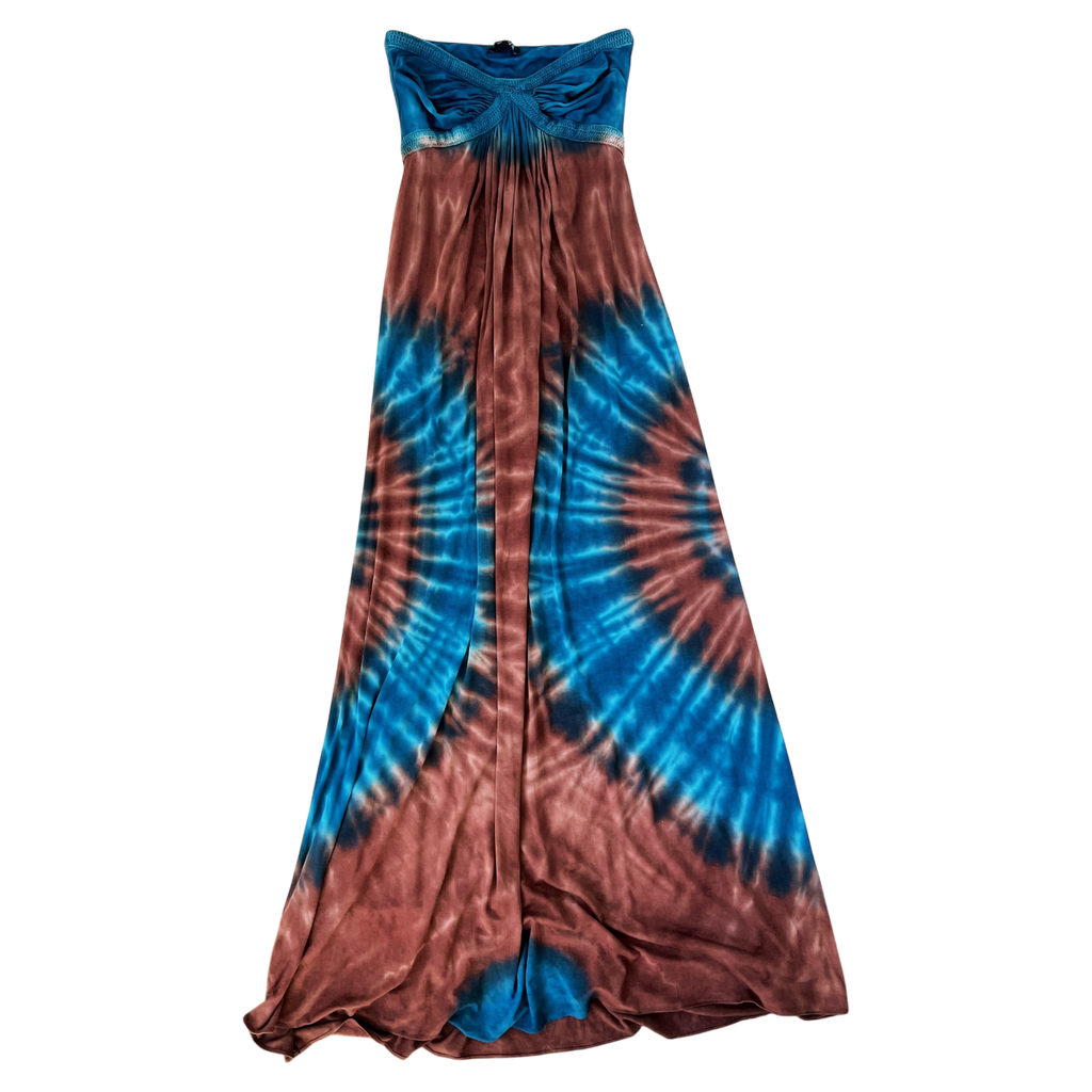 Strapless Tie Dye Maxi Dress (XS/S)