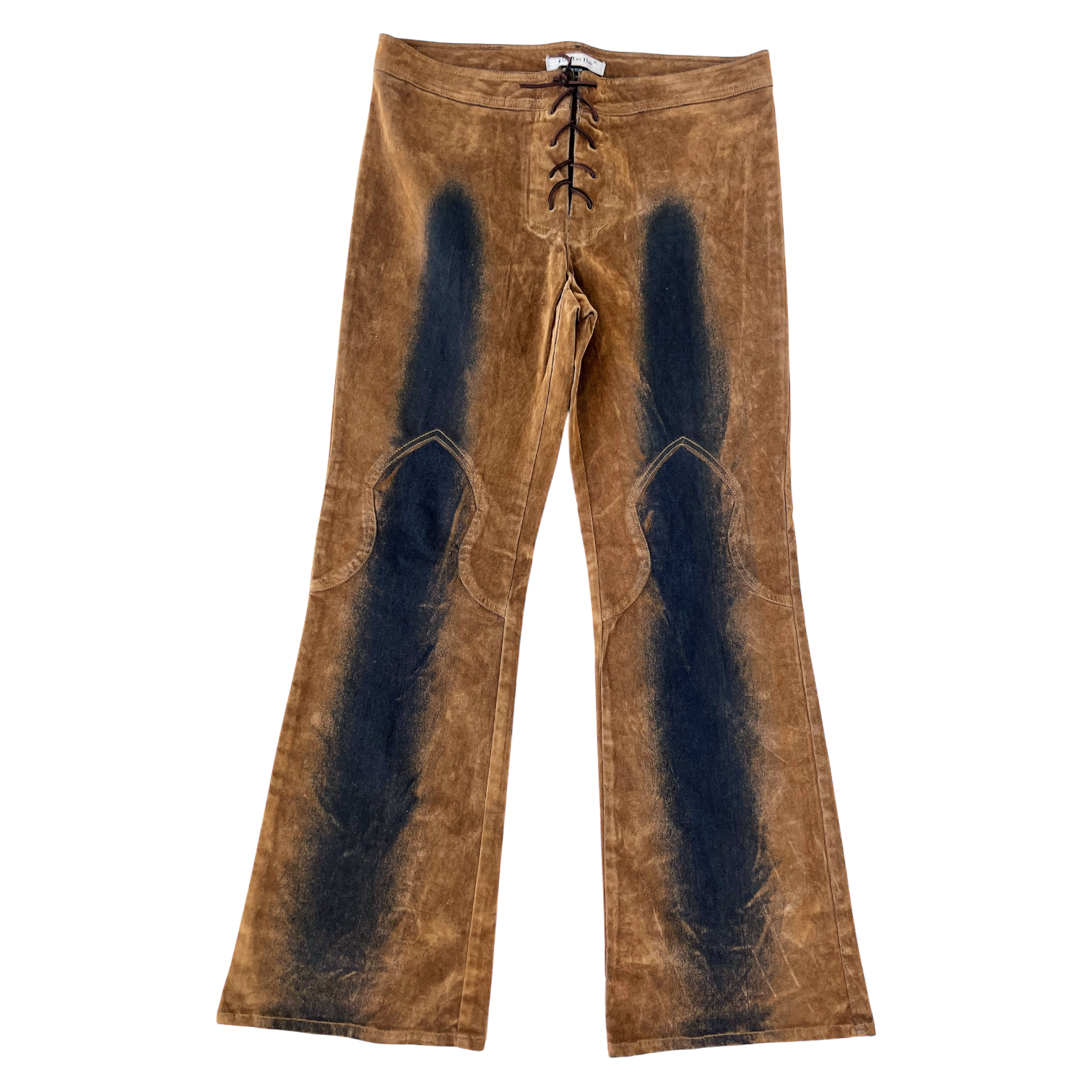 Early 2000s Suede Look Jeans (M)