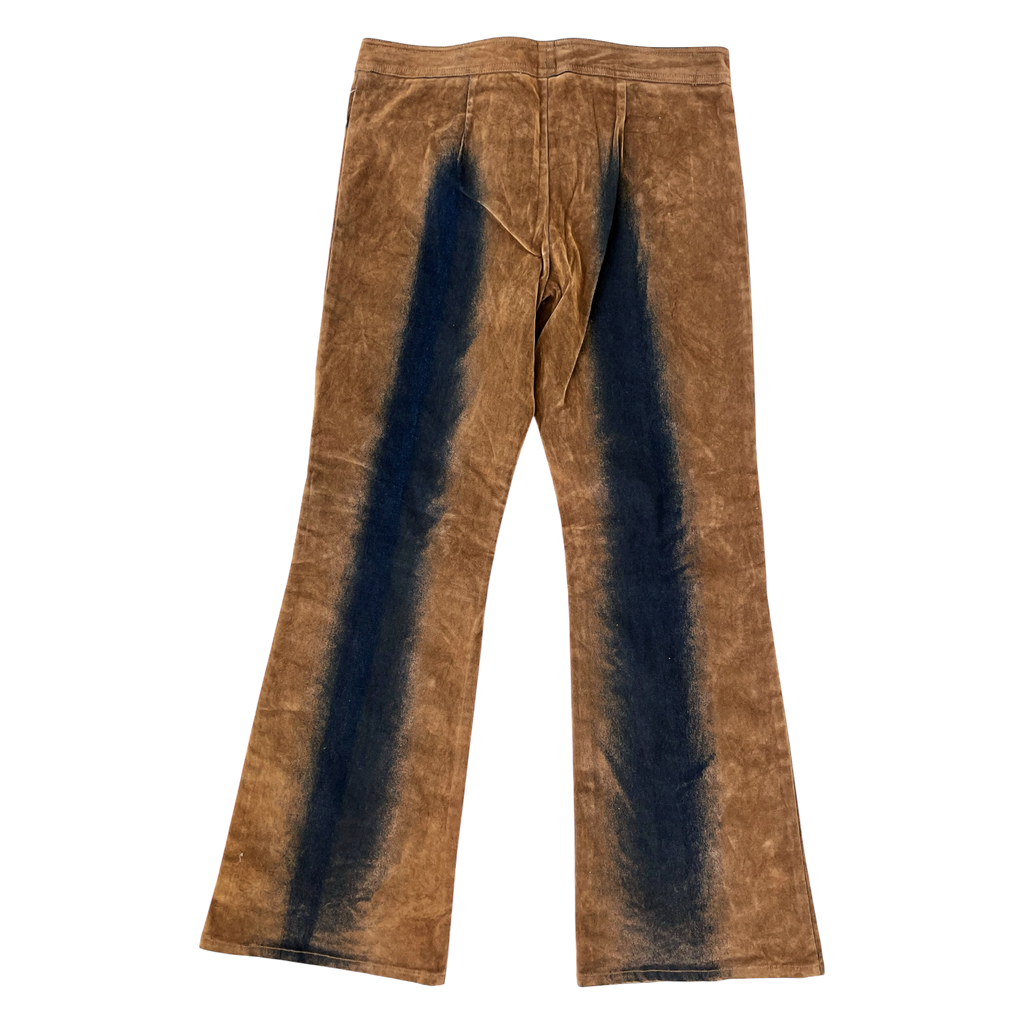 Early 2000s Suede Look Jeans (M)