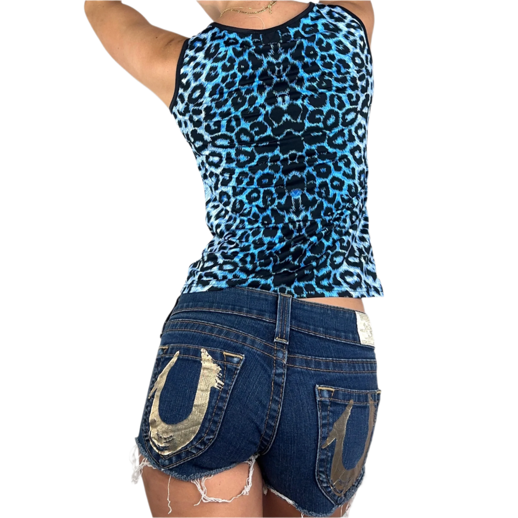 Blue Leopard Tank (S)