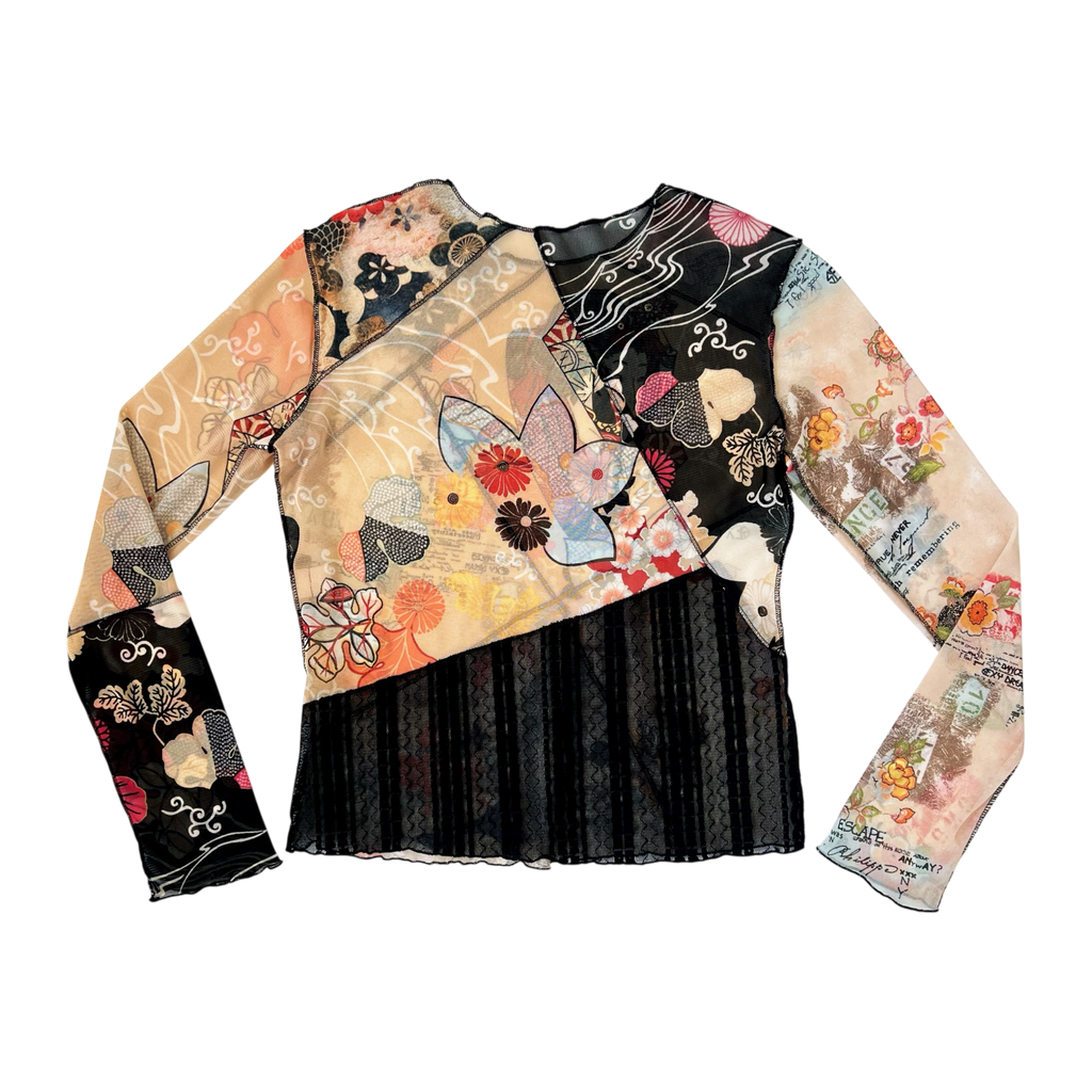 90s Mesh Geisha Top (M/L)