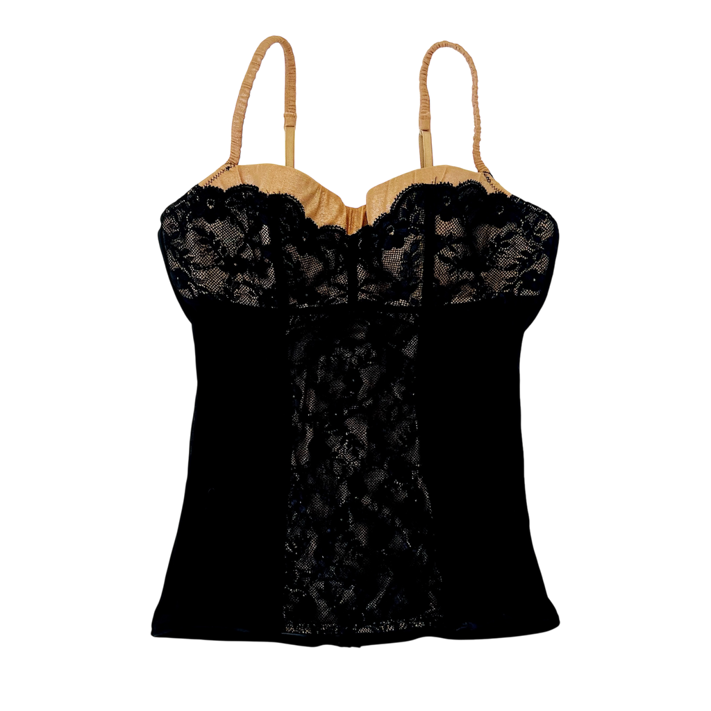 Intimissimi Black & Gold Bustier (XS/S)
