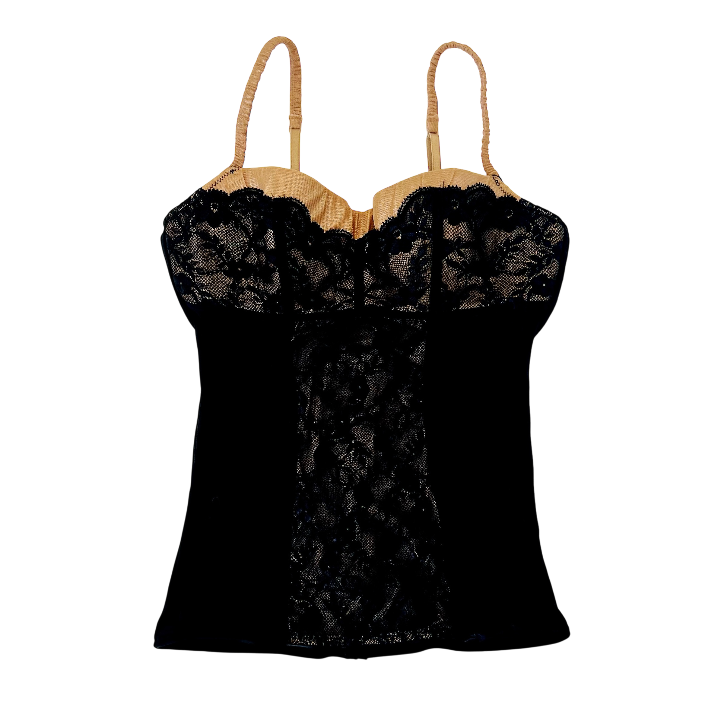 Intimissimi Black & Gold Bustier (XS/S)