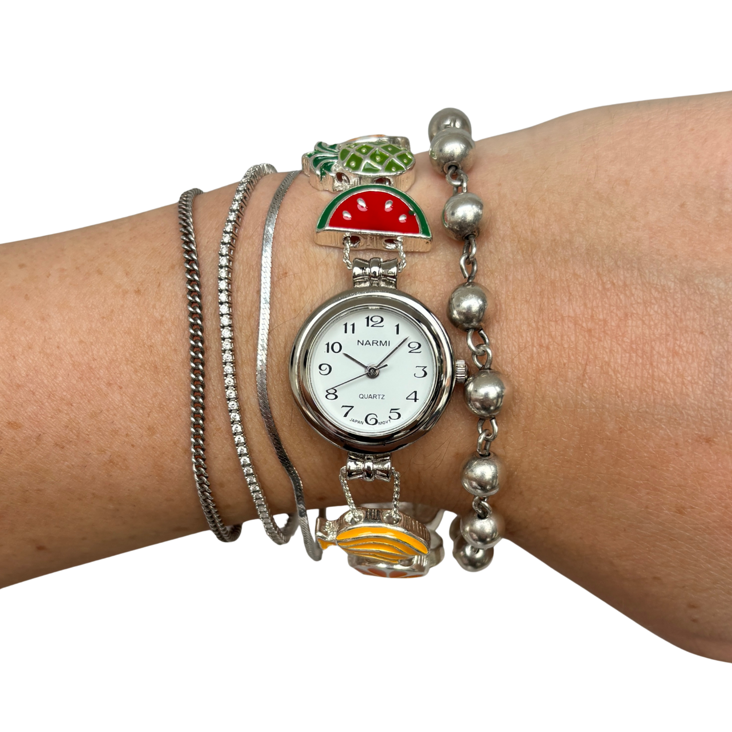Fruity Sliding Charm Watch