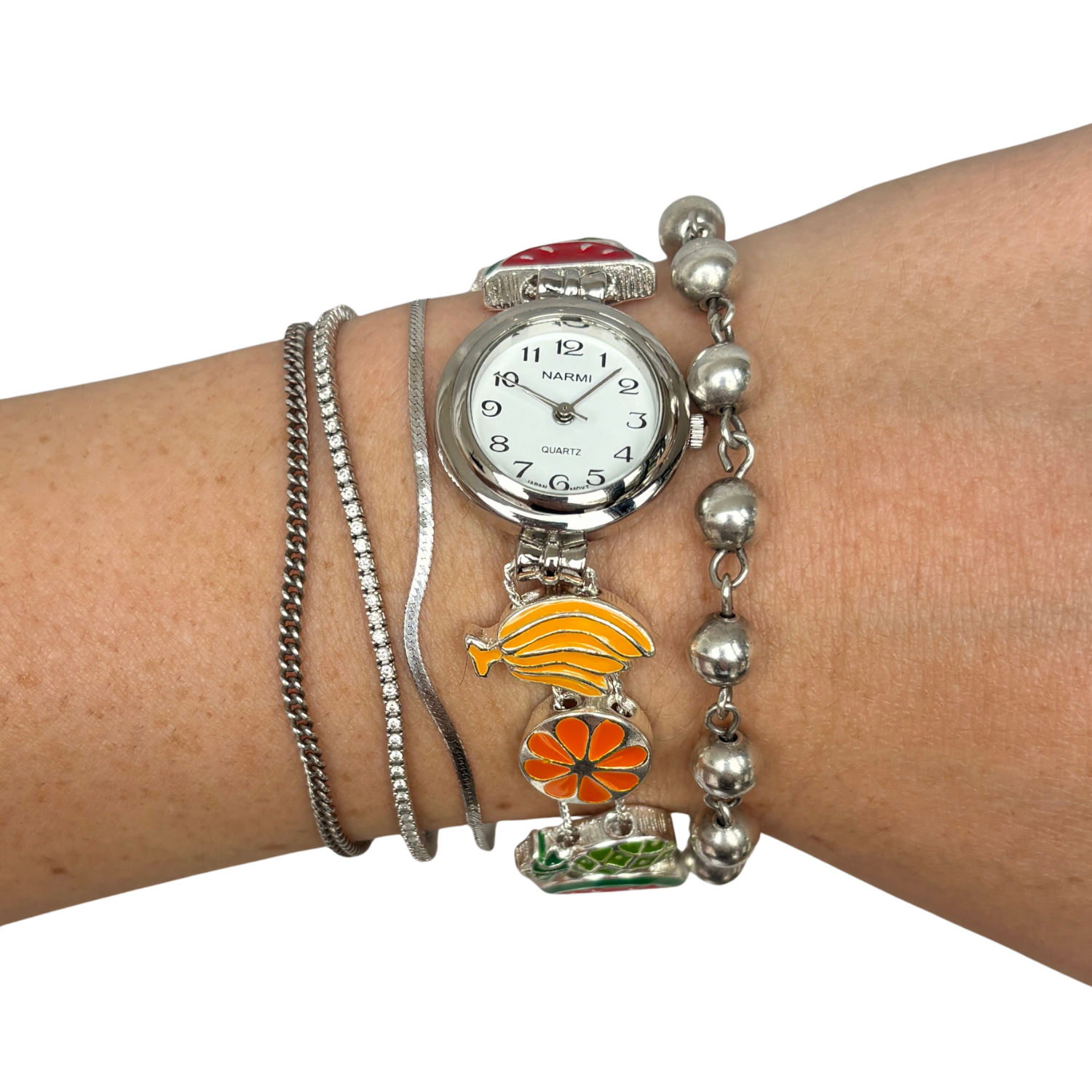 Fruity Sliding Charm Watch