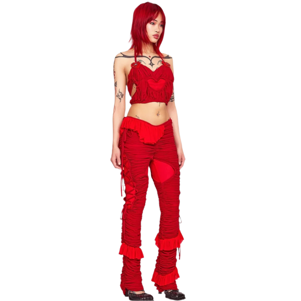 Threads Of Desire Pants in Red (XS-XL)