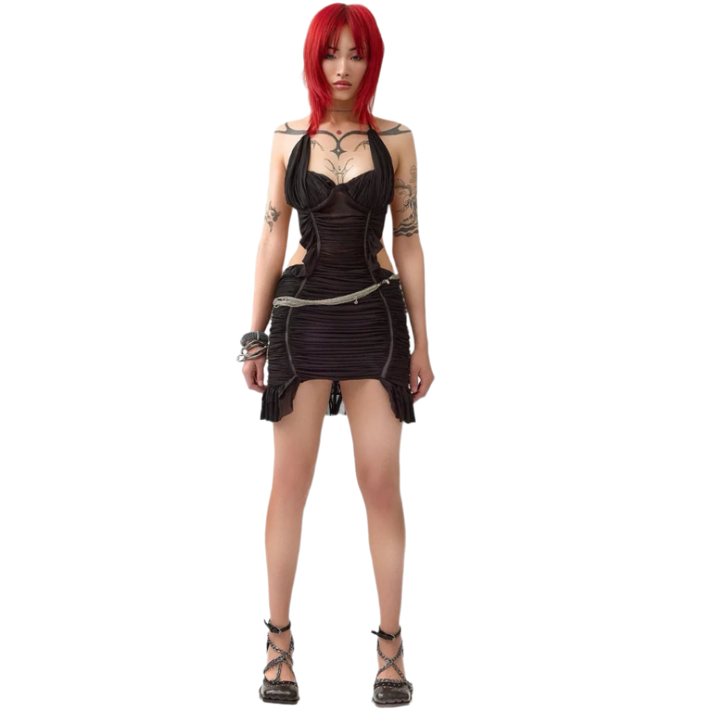 Cupid's Aftermath Dress in Black (XS-XSL)