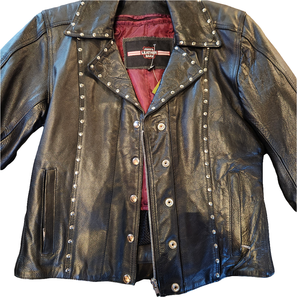 Papa's Leather Jacket (M)