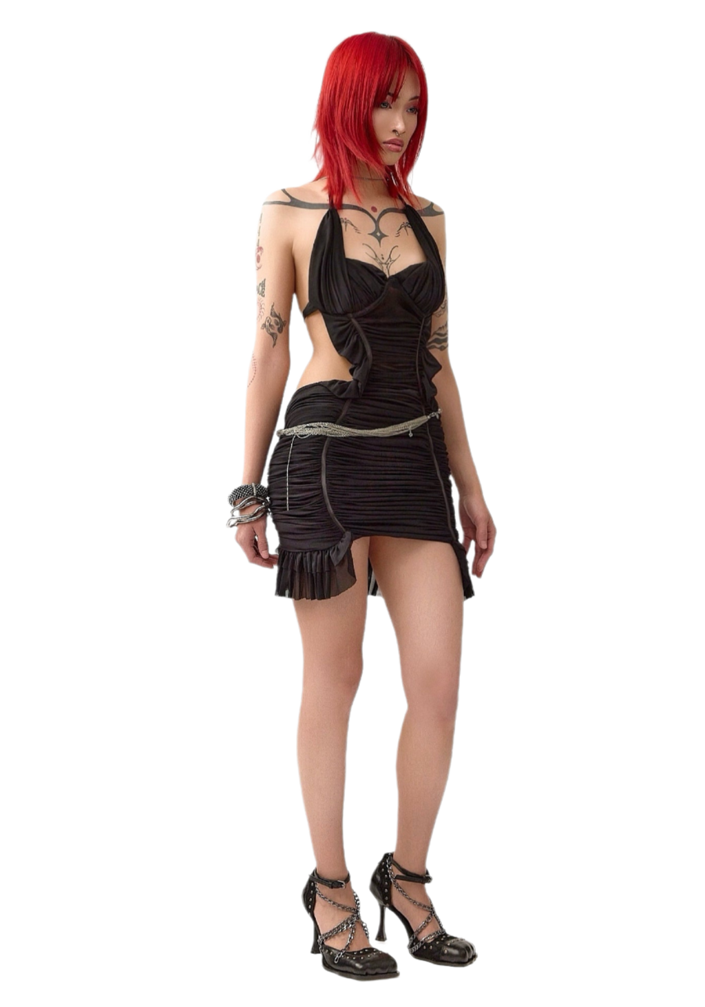 Cupid's Aftermath Dress in Black (XS-XSL)