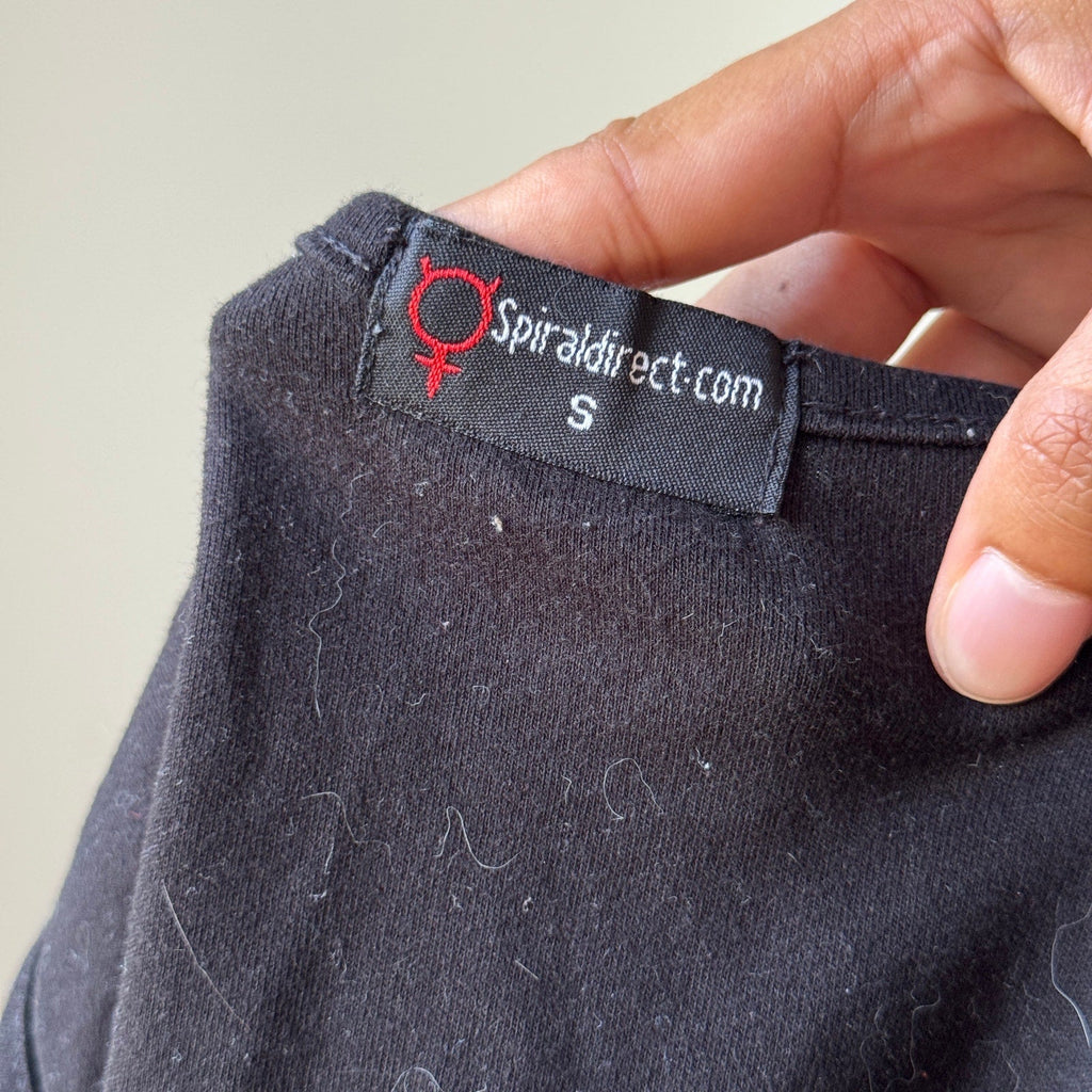 Vintage Euro Graphic Black Cat Tank (S)