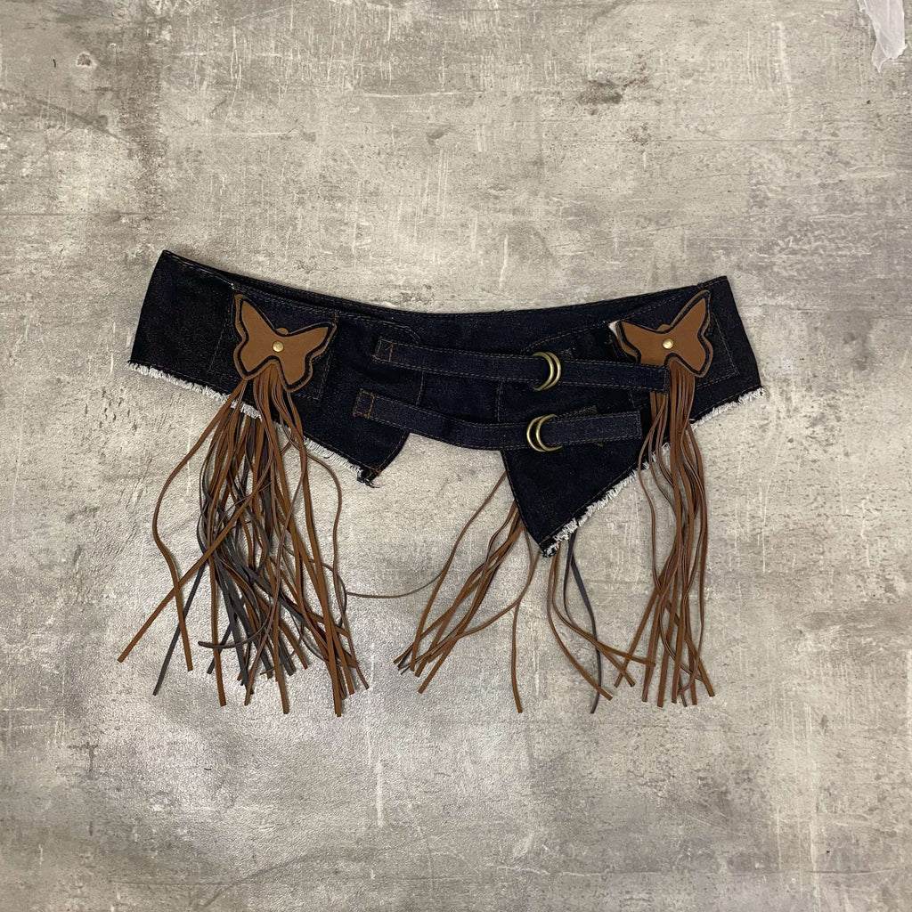 Vintage Utility Tassel Belt