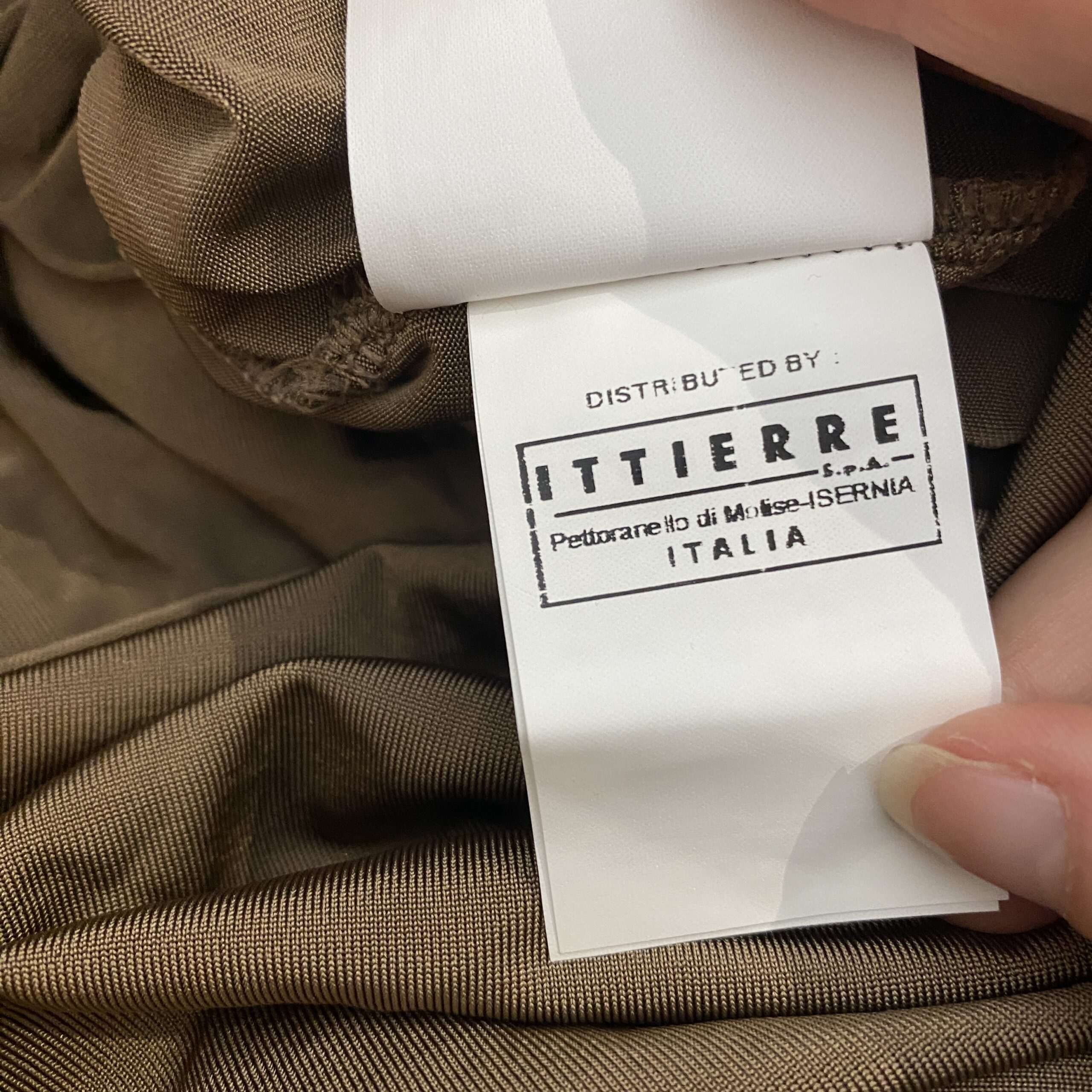 Vintage Just Cavalli Brown Slinky Dress (S)