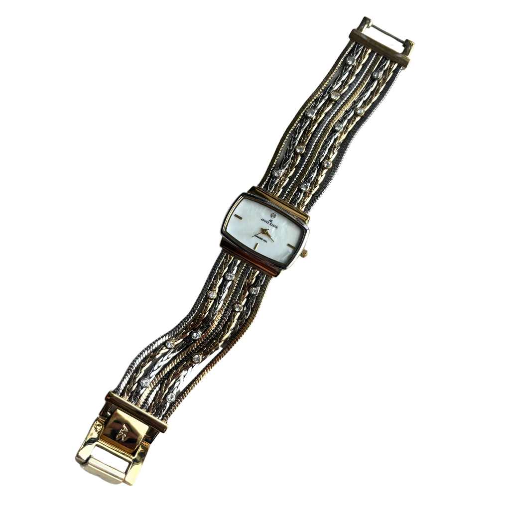 2000s AK Braided Diamond Watch