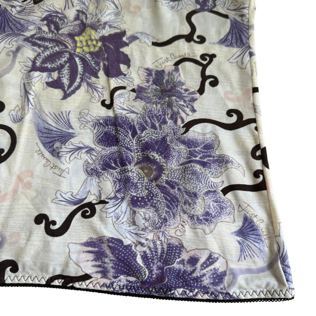 Just Cavalli Slinky Print Top (S)