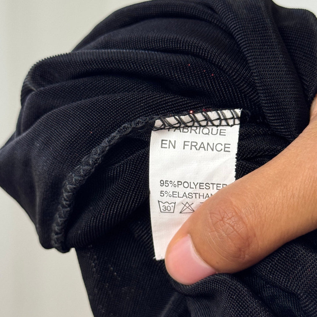 Vintage French Glitter Swirl Evening Gown (S)