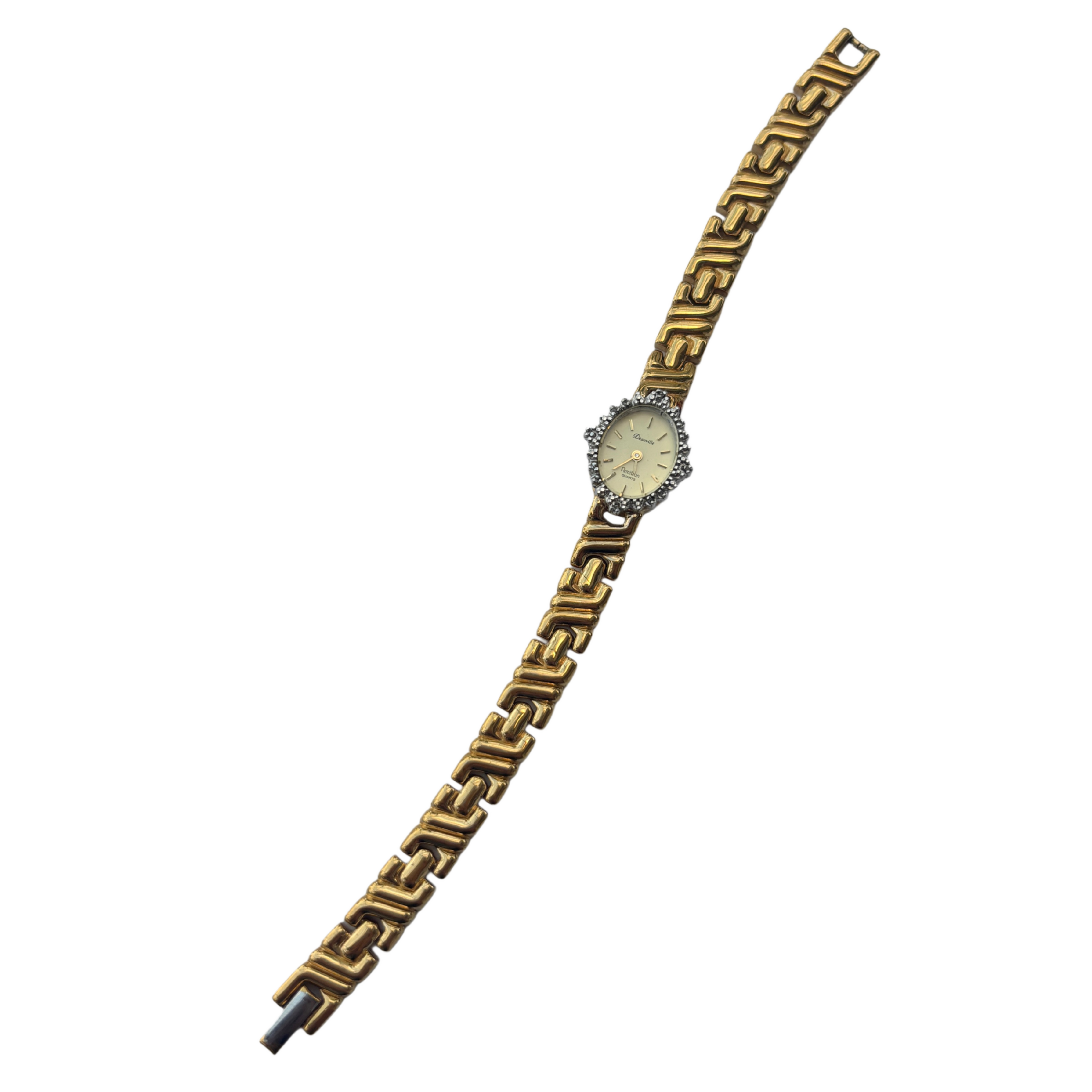 80s Diamond Filled Deauville Watch